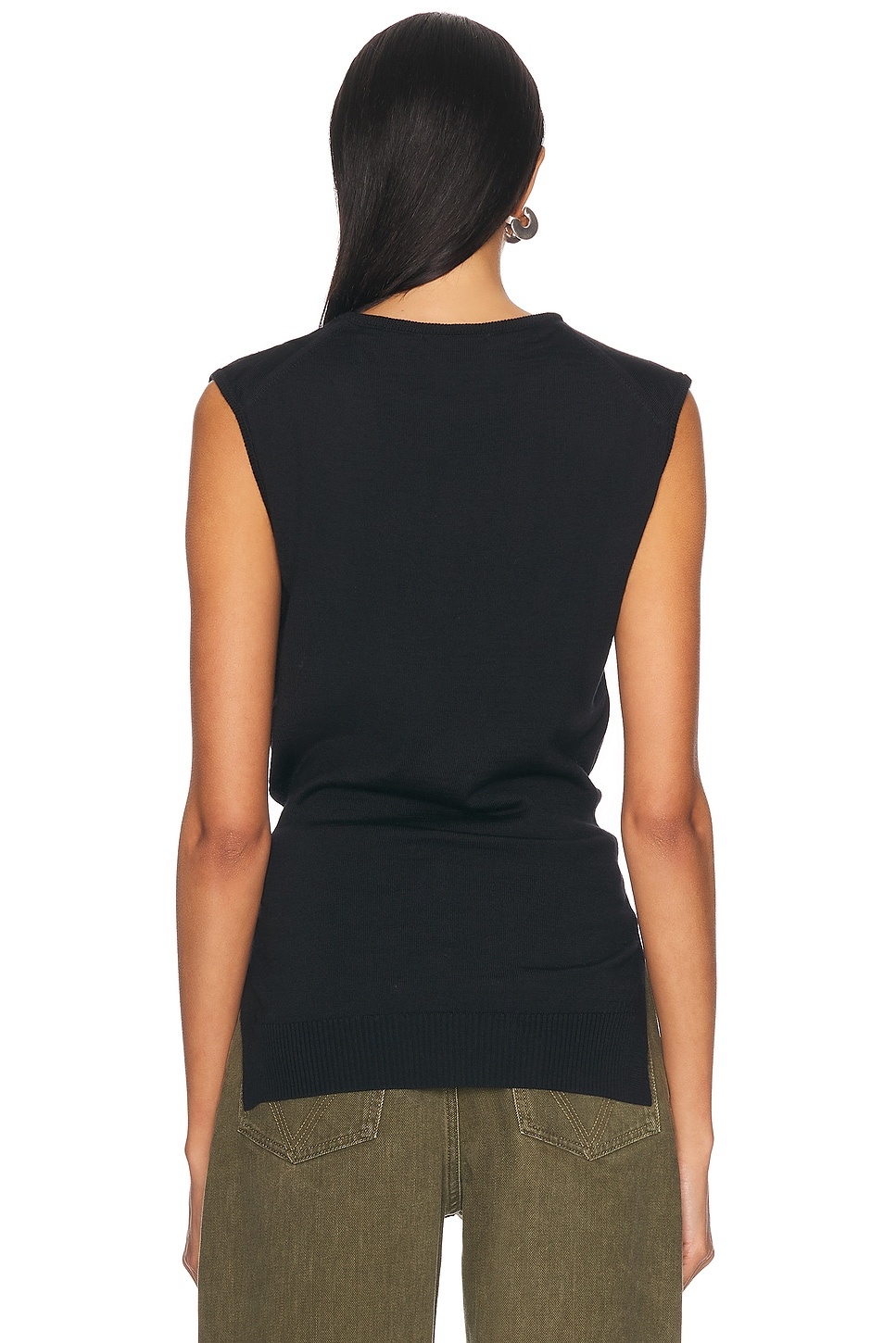Trompe Loeil Sleeveless Top - 3