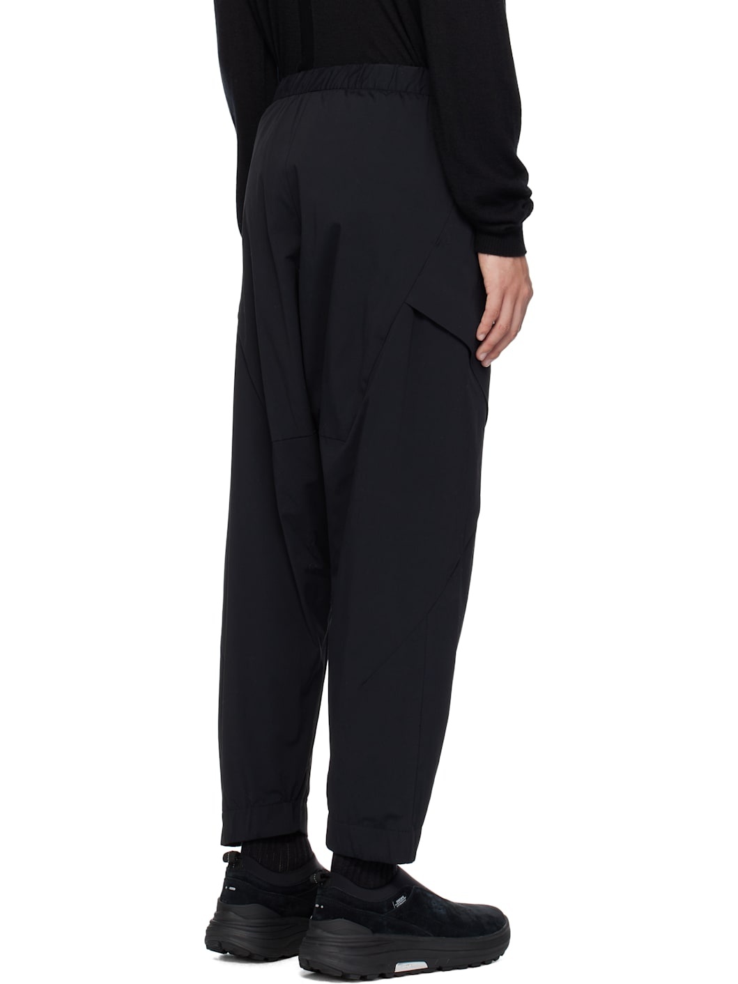 Black Tech Cargo Pants - 3