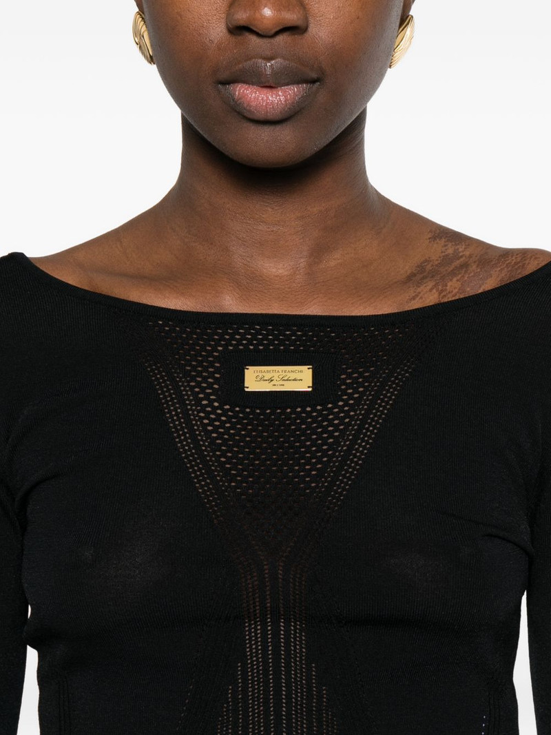 logo-plaque sweater 5