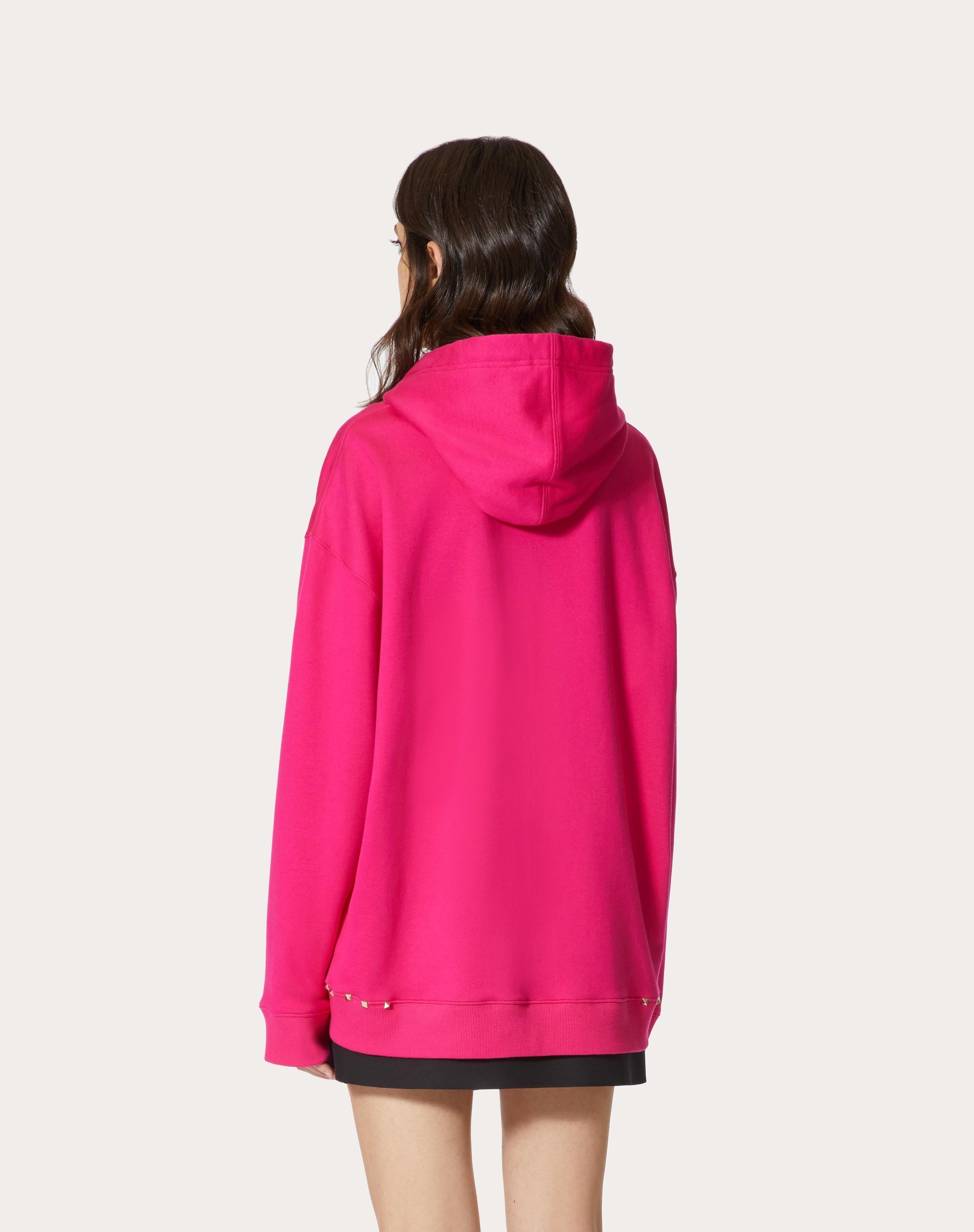 VALENTINO GARAVANI ROCKSTUD PET CUSTOMISABLE UNISEX HOODED SWEATSHIRT - 6
