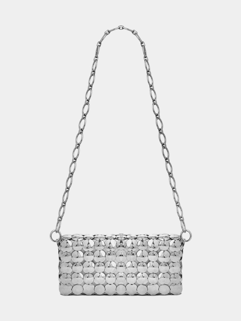 SILVER QUILTED BAG 6