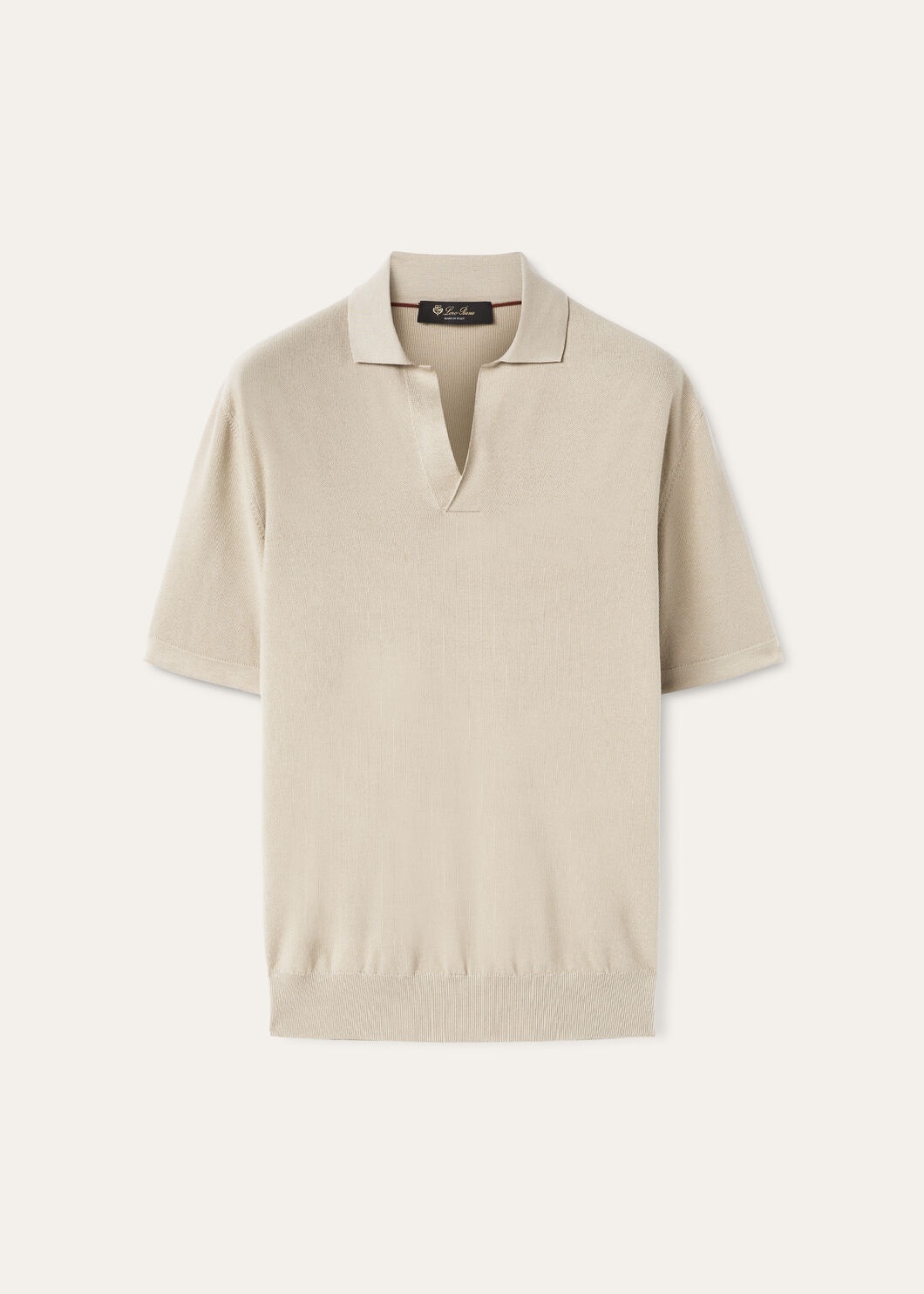 Buttonless Polo Shirt - 1