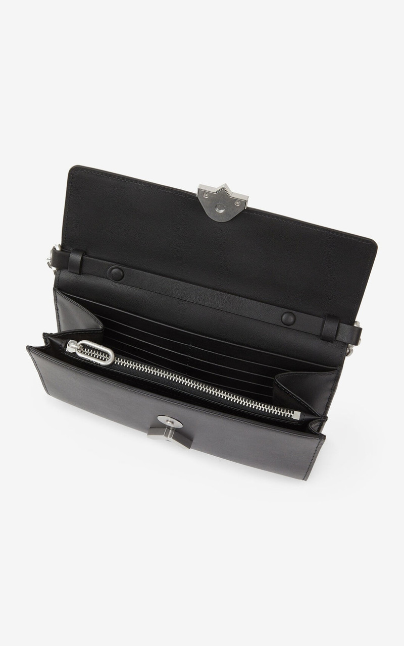 KENZO K leather chain wallet 4