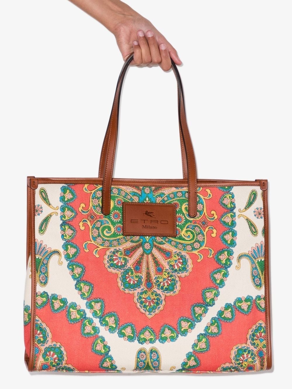 paisley-print tote bag - 4