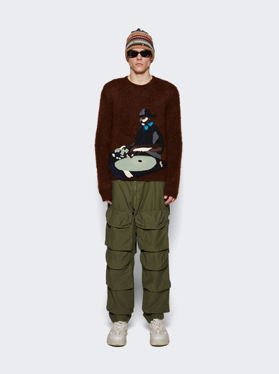 AMIRI Turn Table Sweater Brown outlook