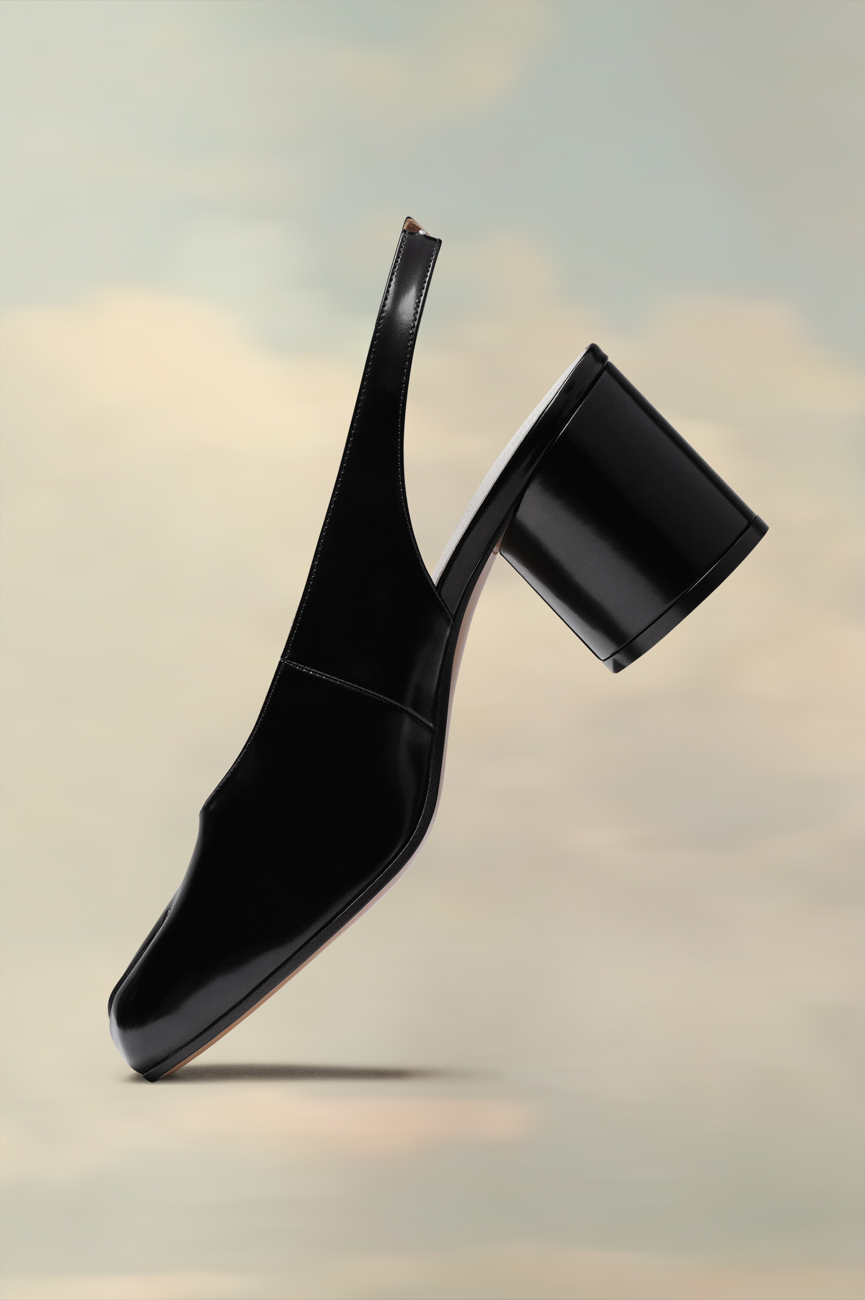 Tabi Leather Slingback Shoes - 2