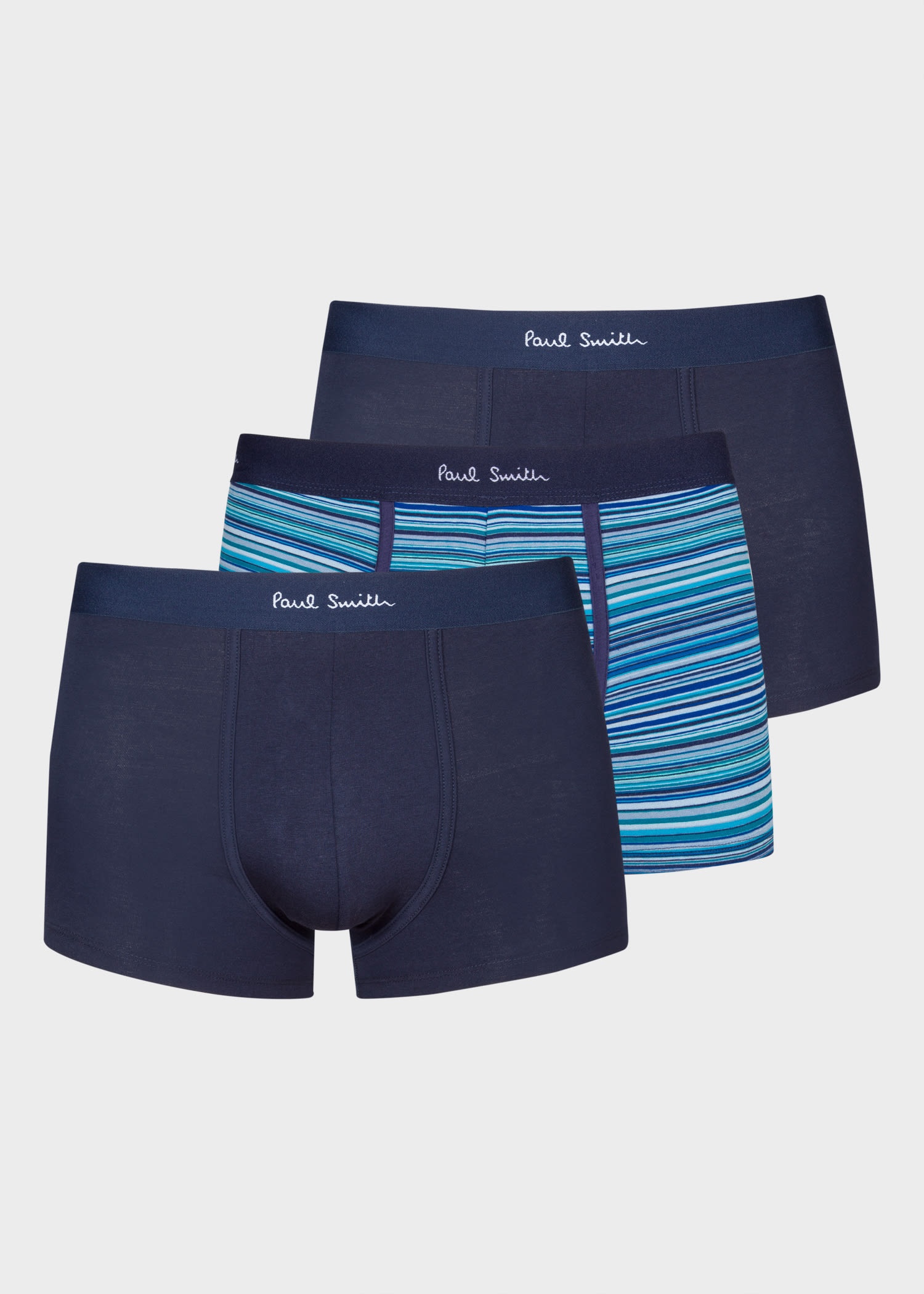 Mixed Stripe Boxer Briefs Three Pack - 1