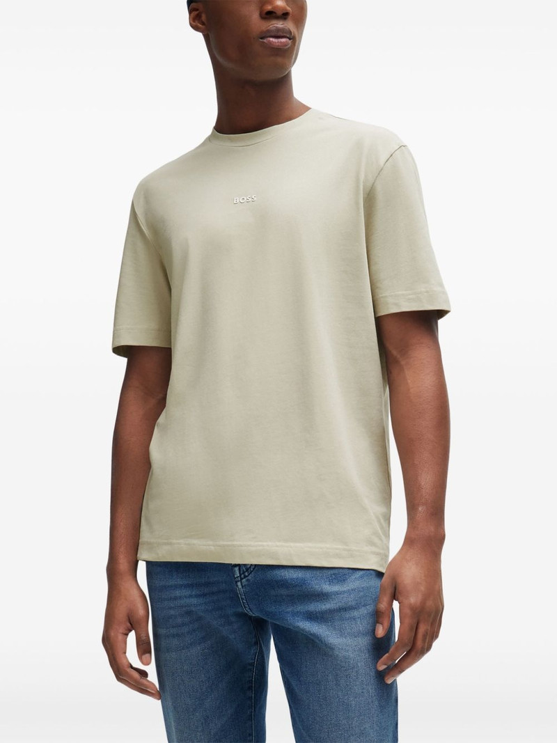 raised-logo cotton T-shirt 3