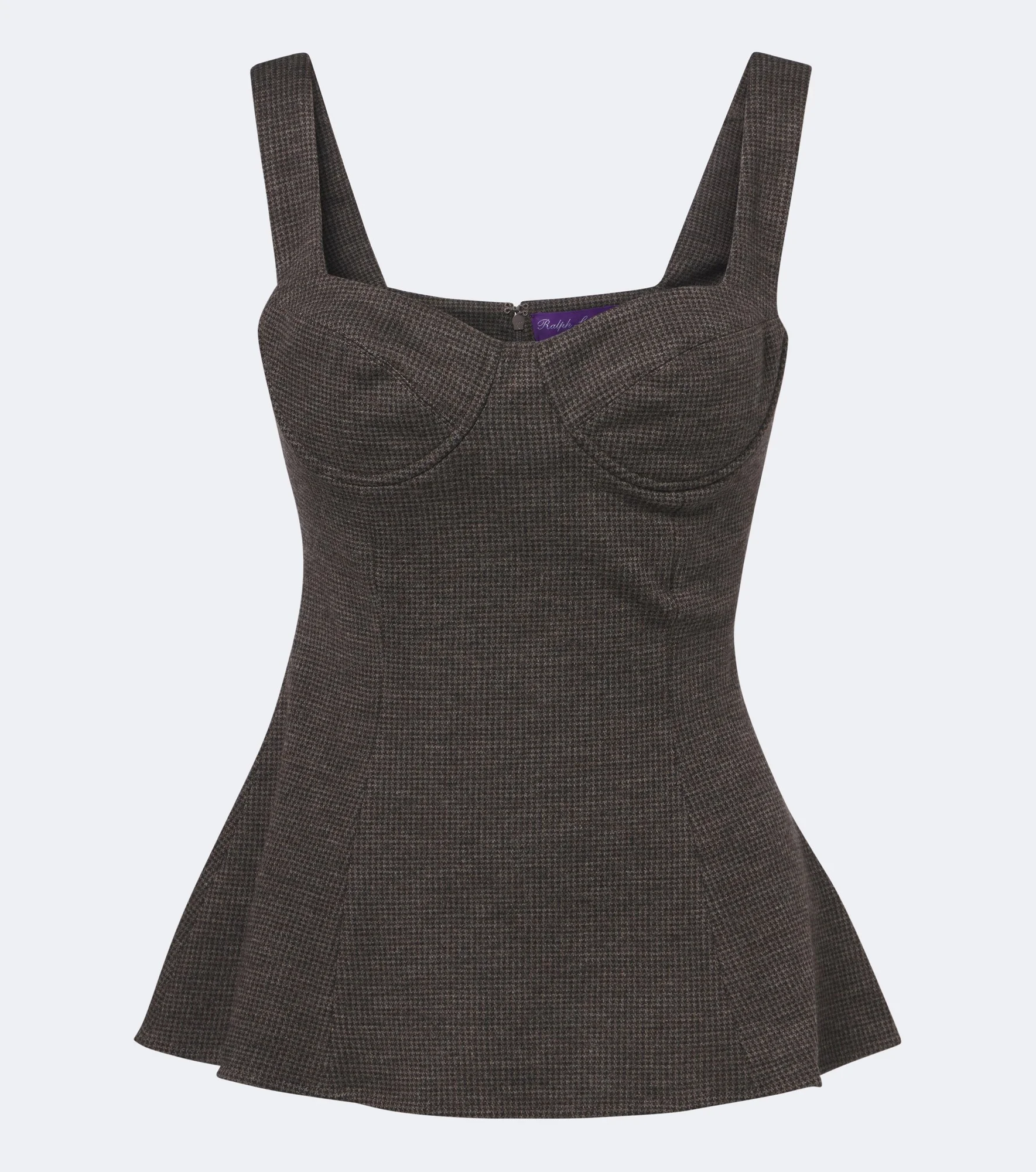 Peplum wool jersey top - 1