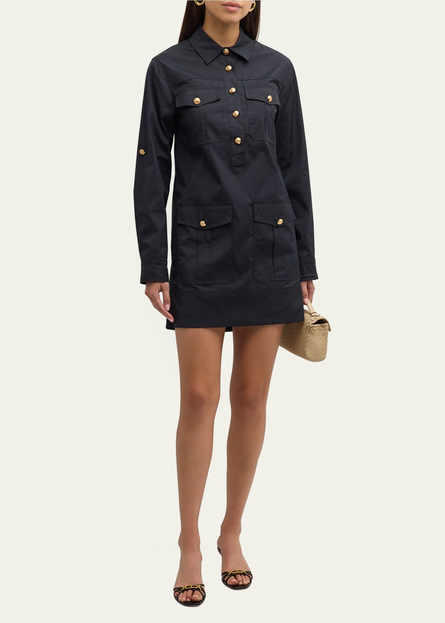 Saude Long-Sleeve Utility Dress - 2
