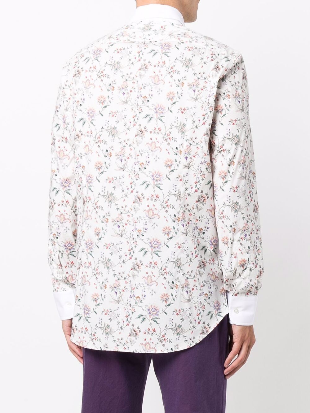 floral-print long-sleeve shirt - 4