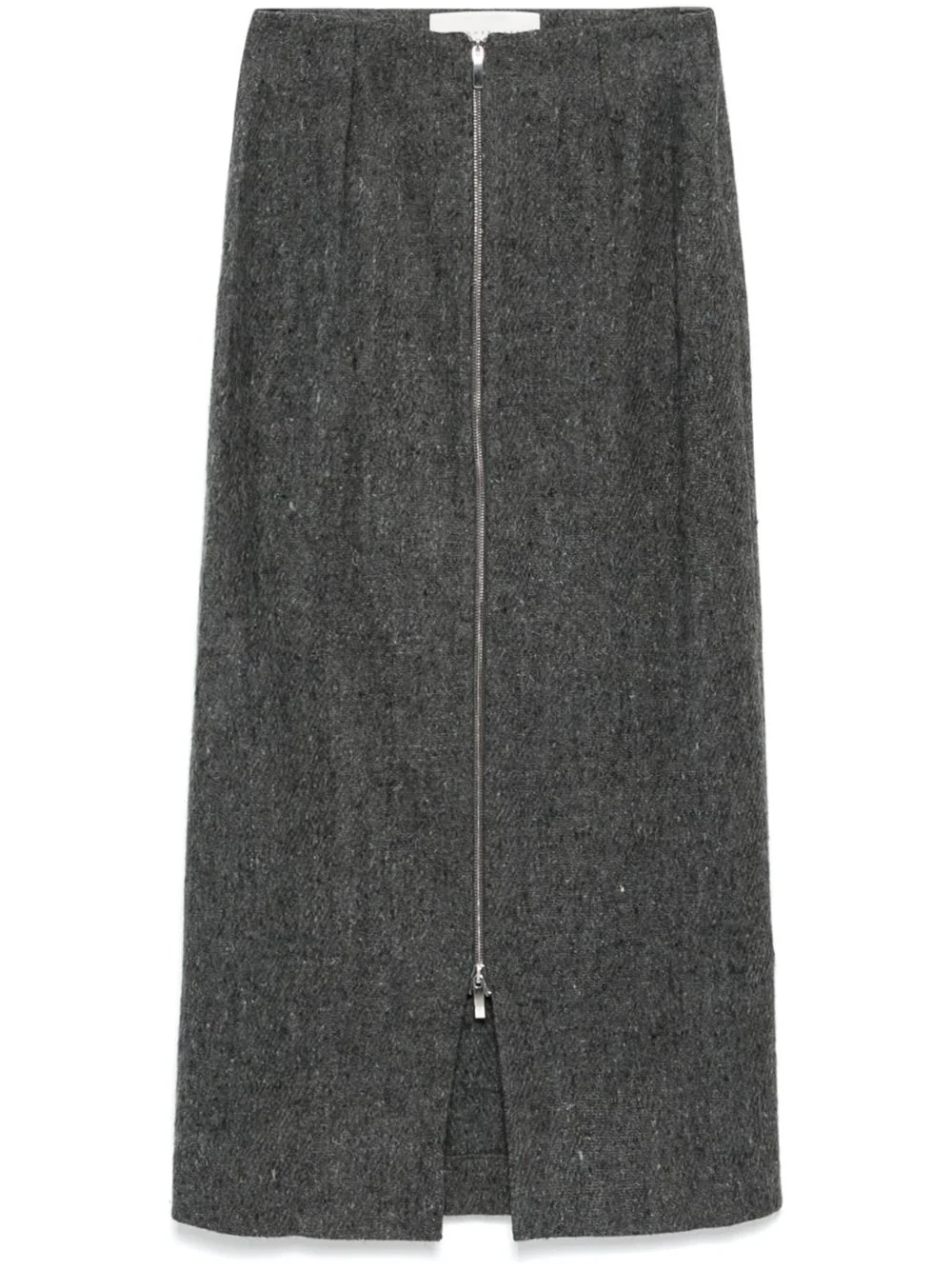 reconstituted military blanket skirt - 1