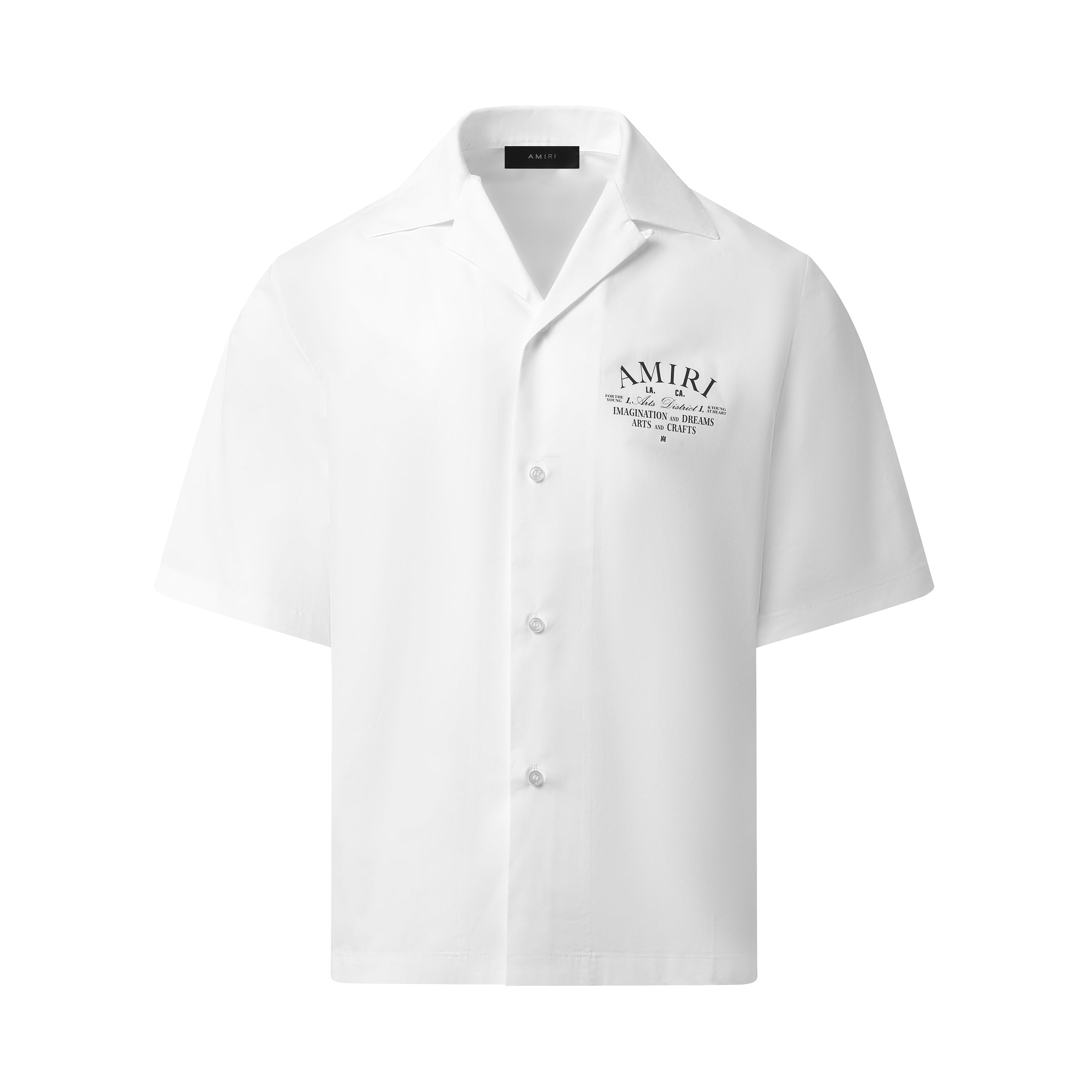 Arts District Camp Shirt in White - 2