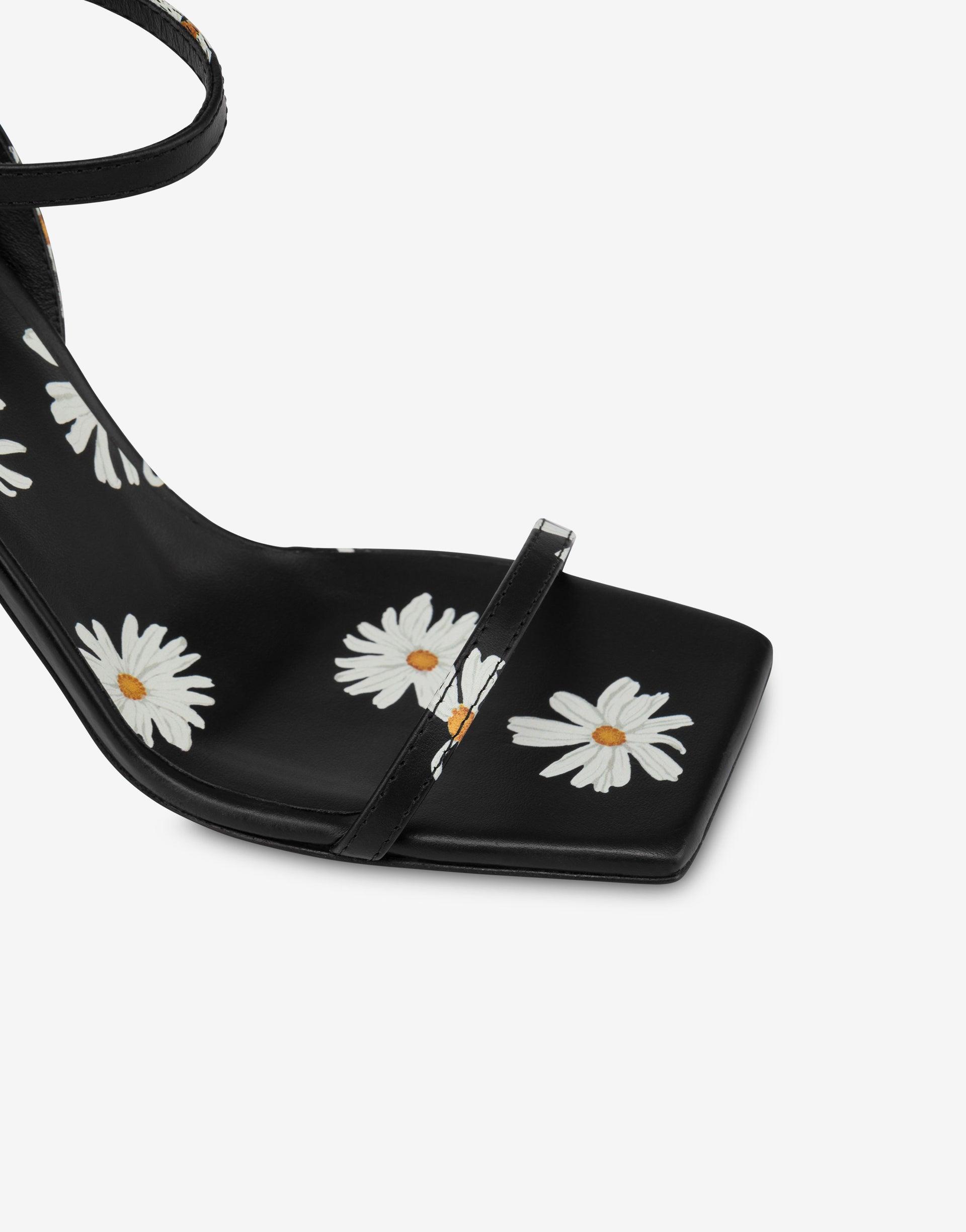 DAISY PRINT HIGH SANDALS - 3