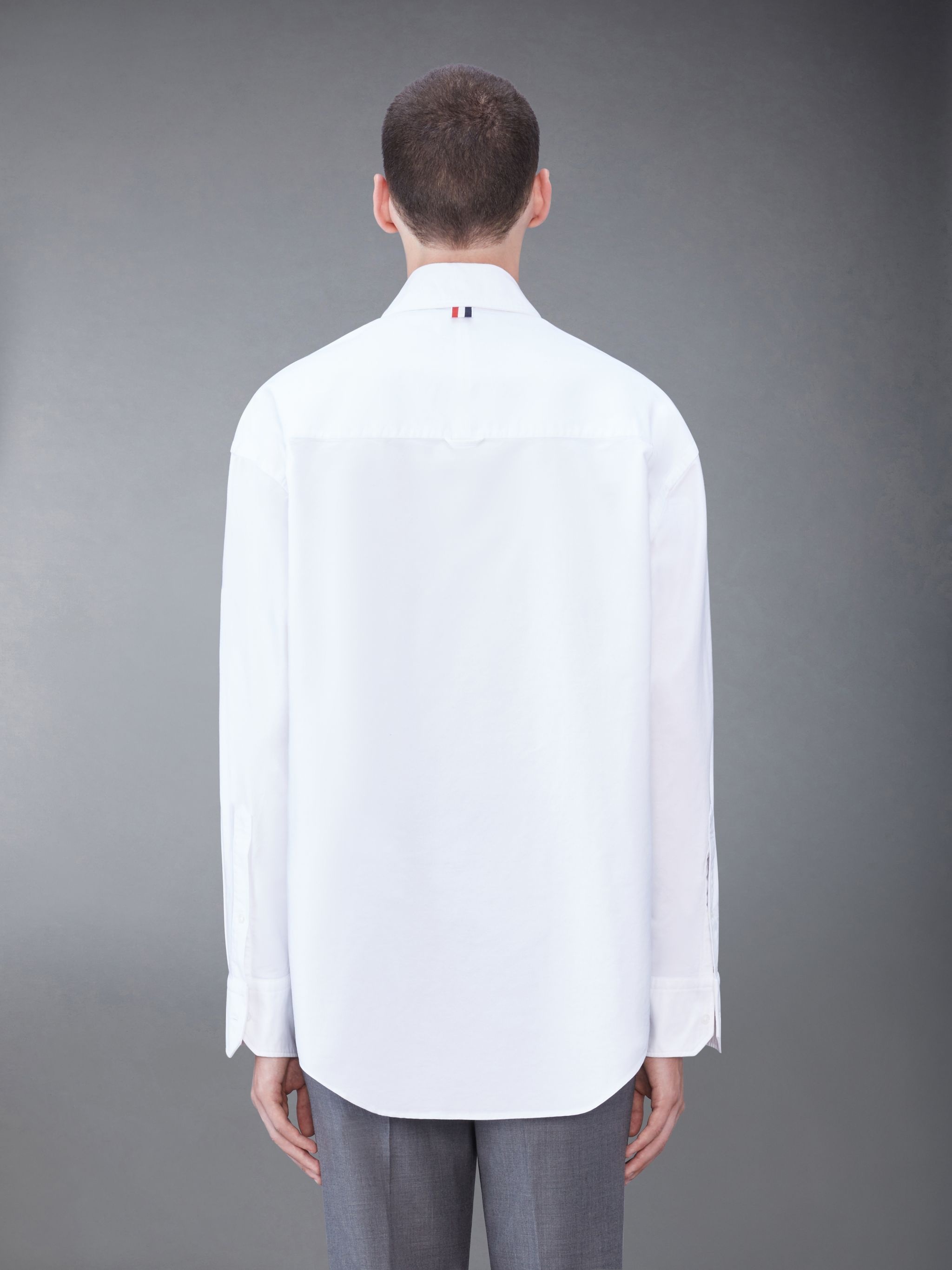 panelled cotton shirt - 2