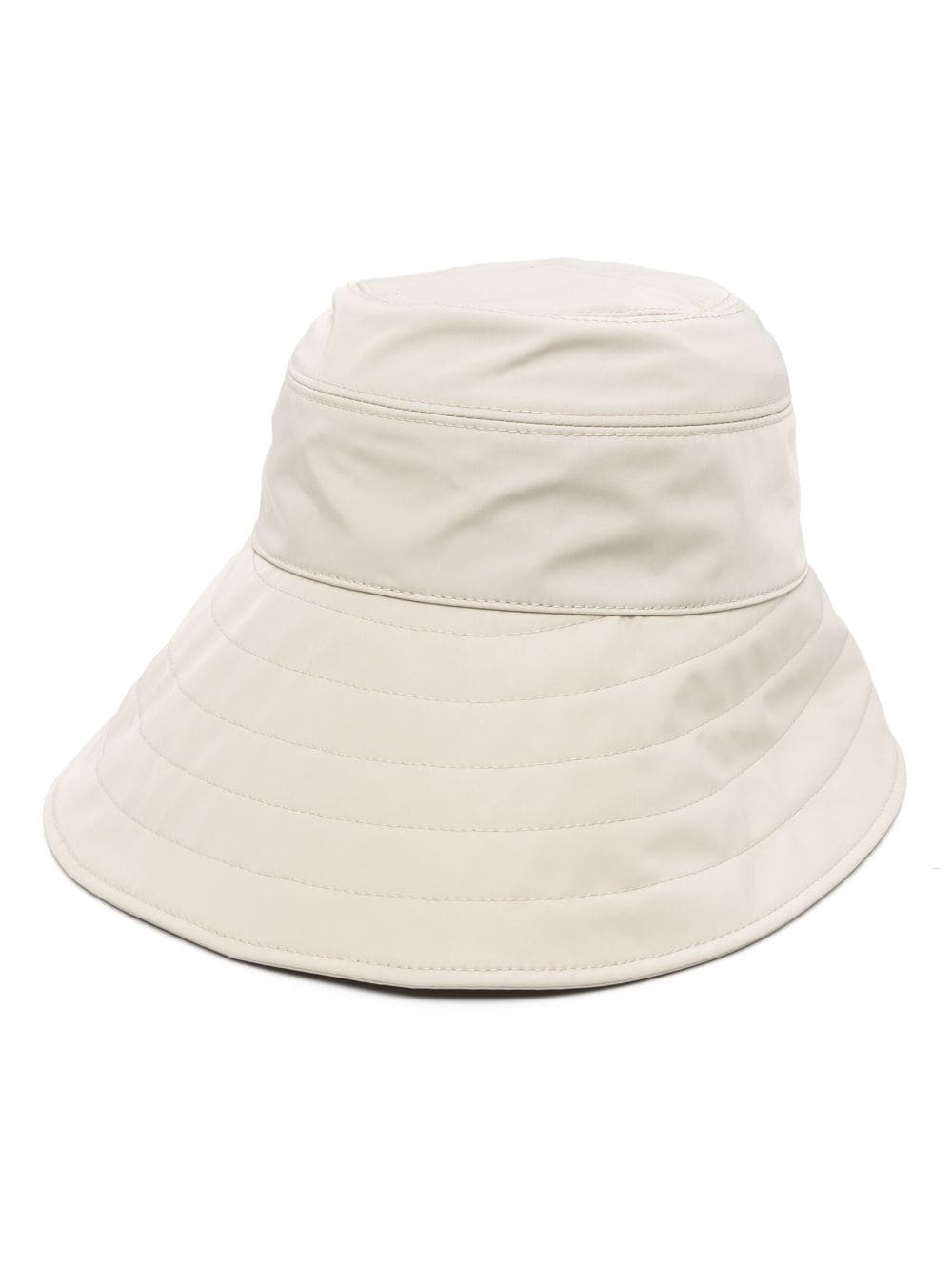 wide-brim bucket hat - 1