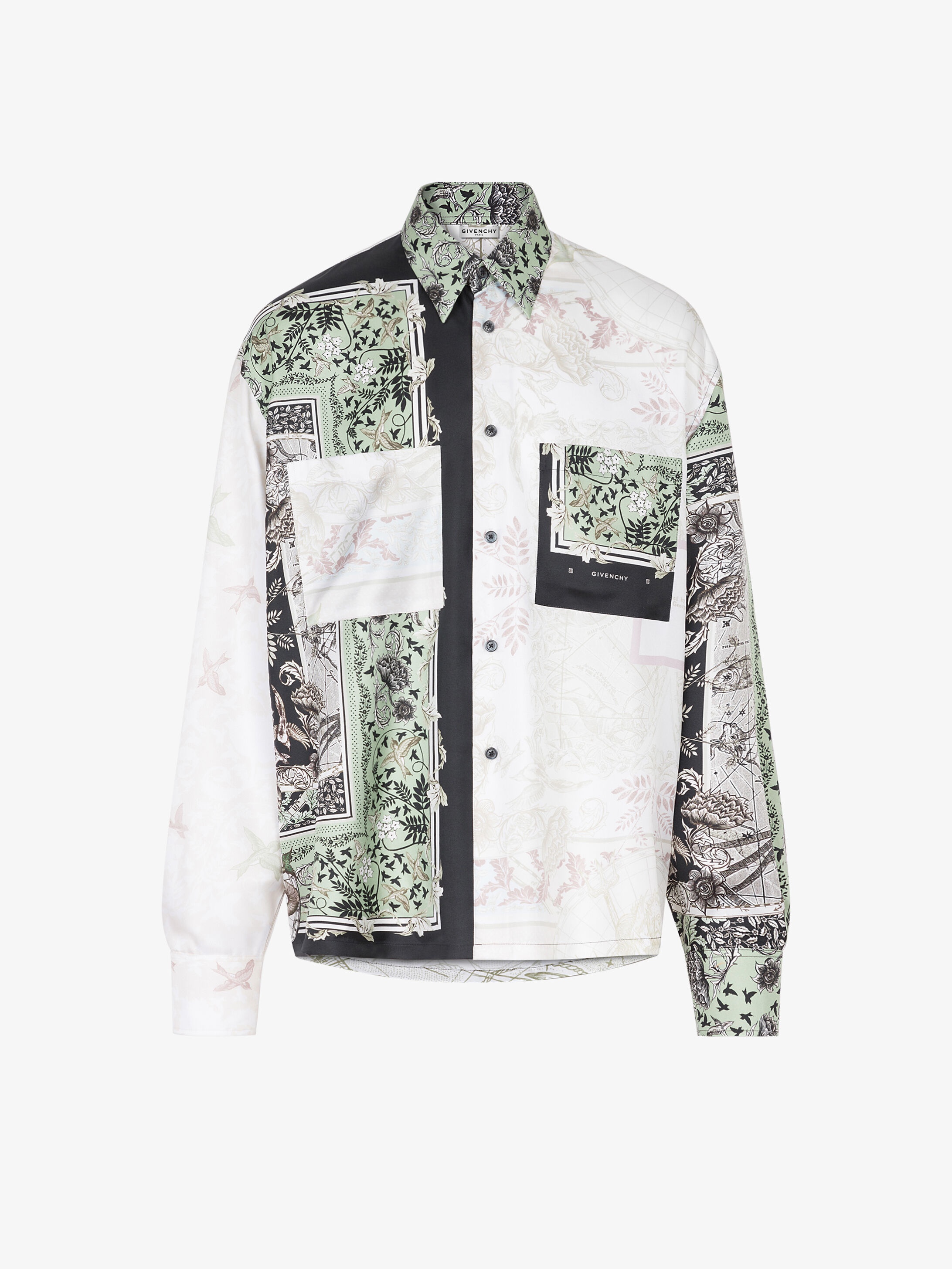 Atlantis patchwork printed shirt - 1