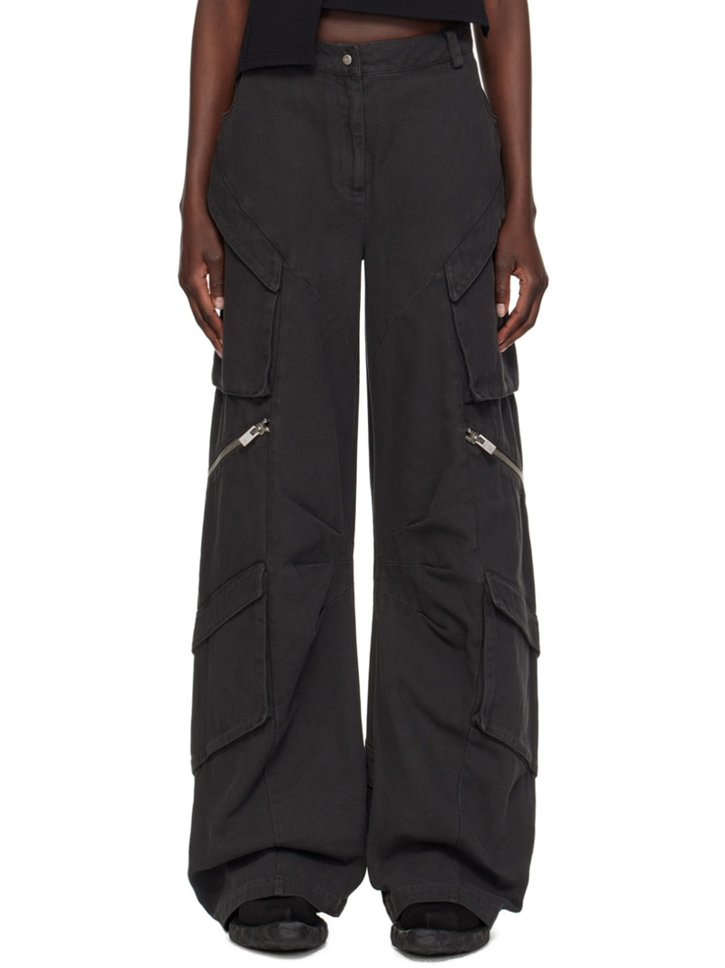 Gray Calyx Cargo Pants - 1