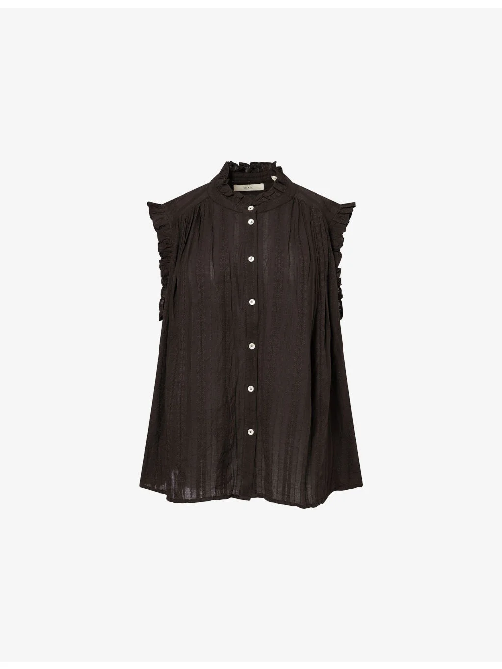 Juliane Ruffled Cotton Top - 1