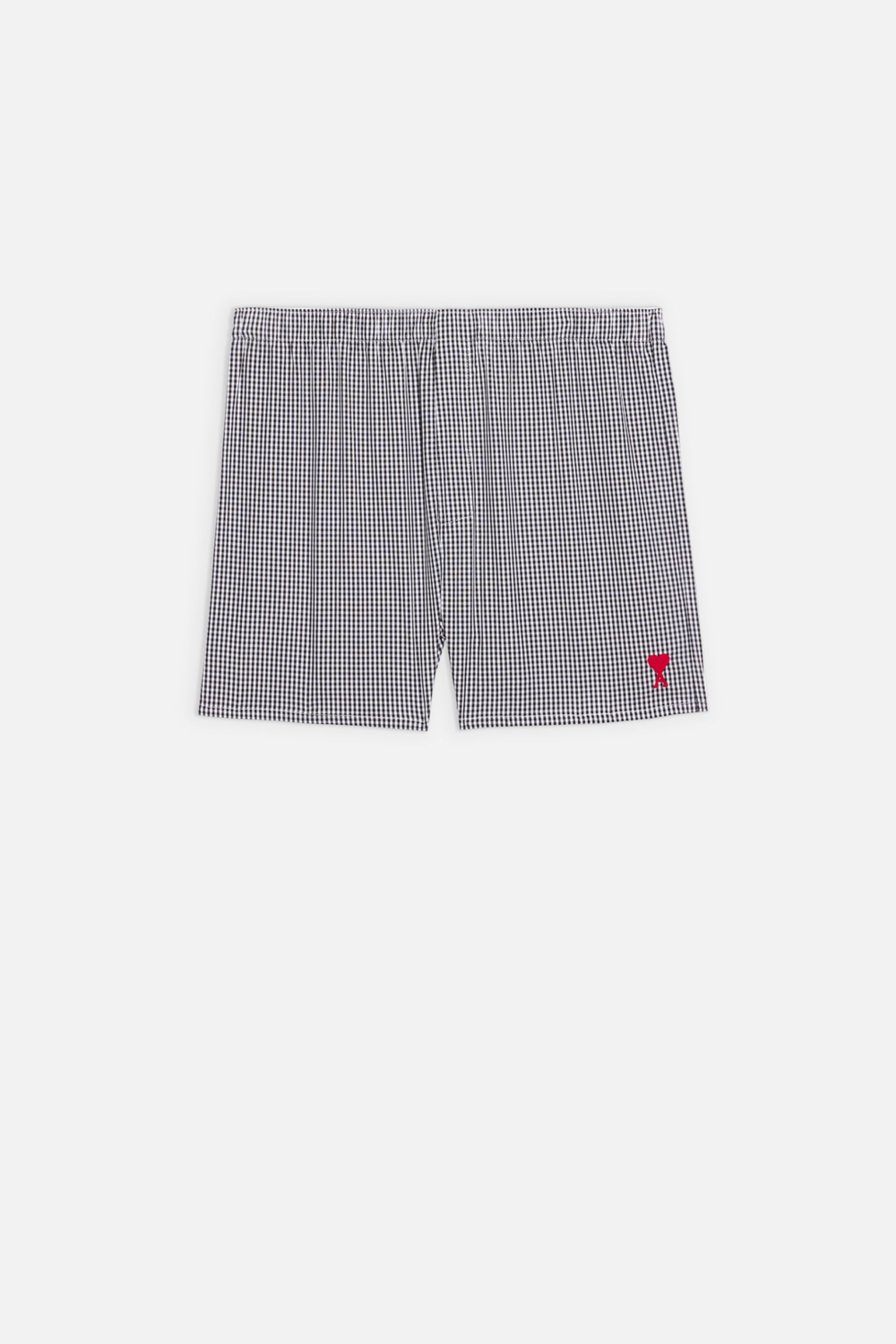 grid check pattern boxer shorts - 1