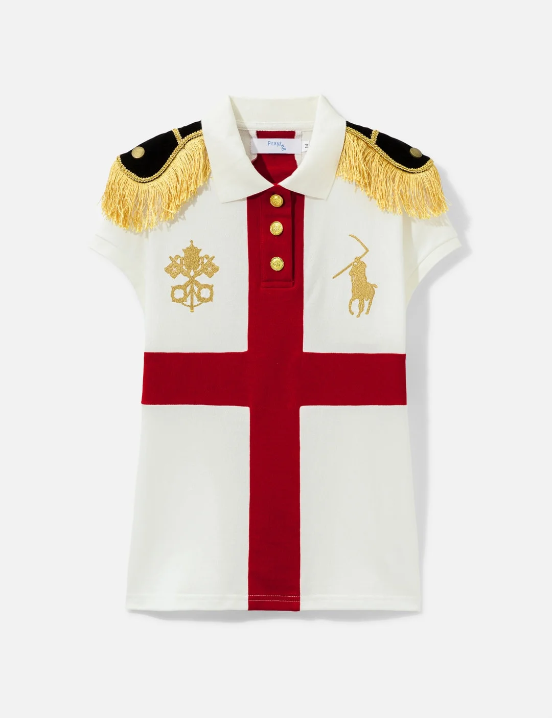 EPAULETTE WOMEN'S TOP WHITE - 1