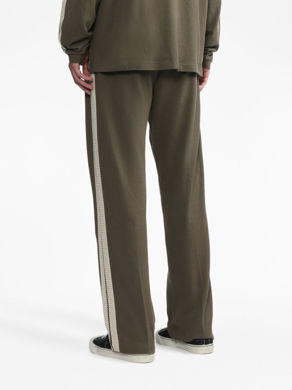 monogram-embroidered track pants - 4
