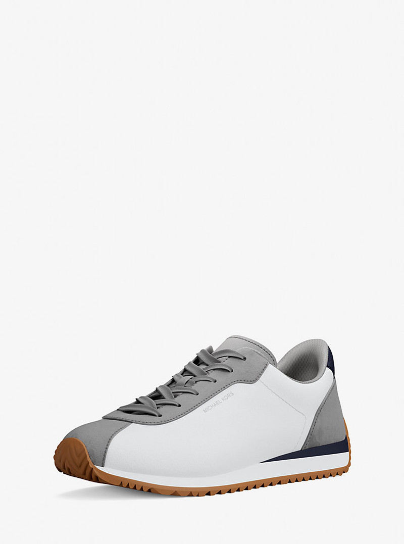 MICHAEL KORS Rhodes Mixed-Media Trainer outlook