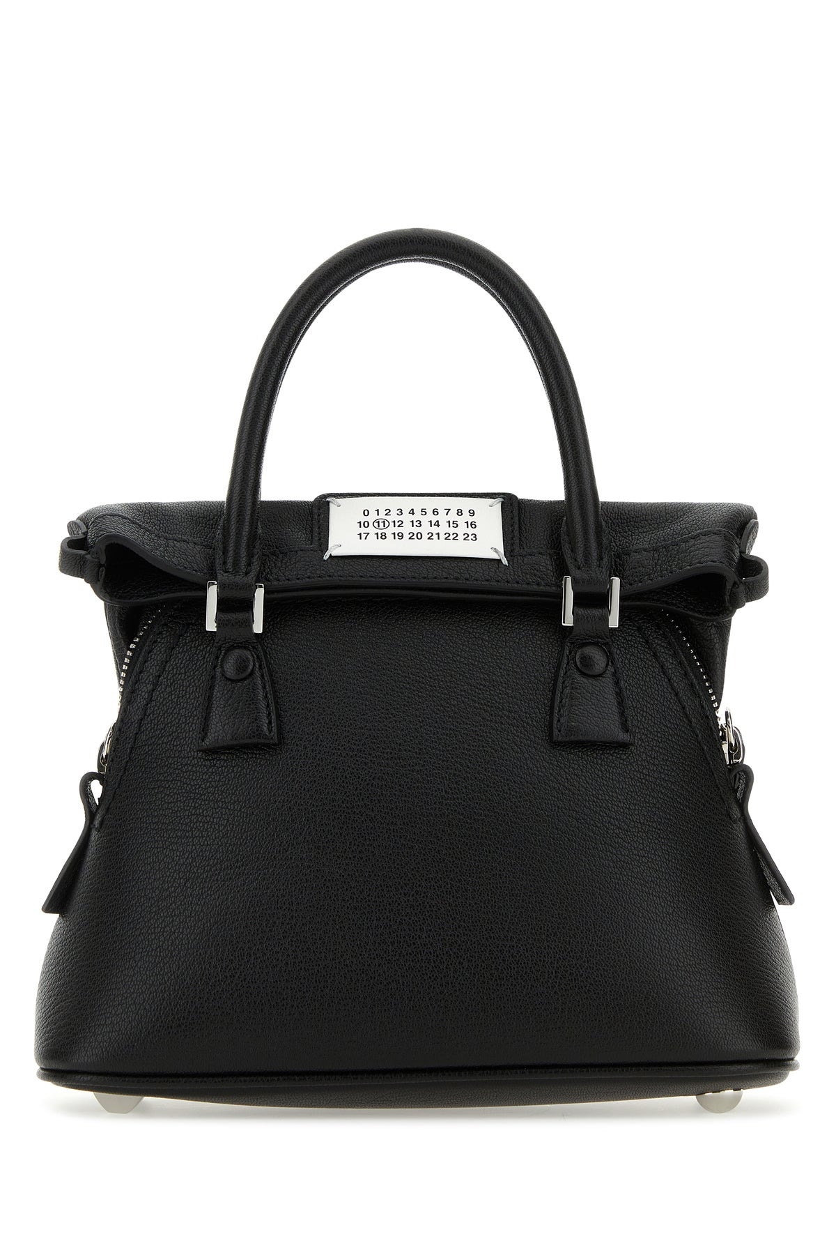 Black leather micro 5AC handbag - 1