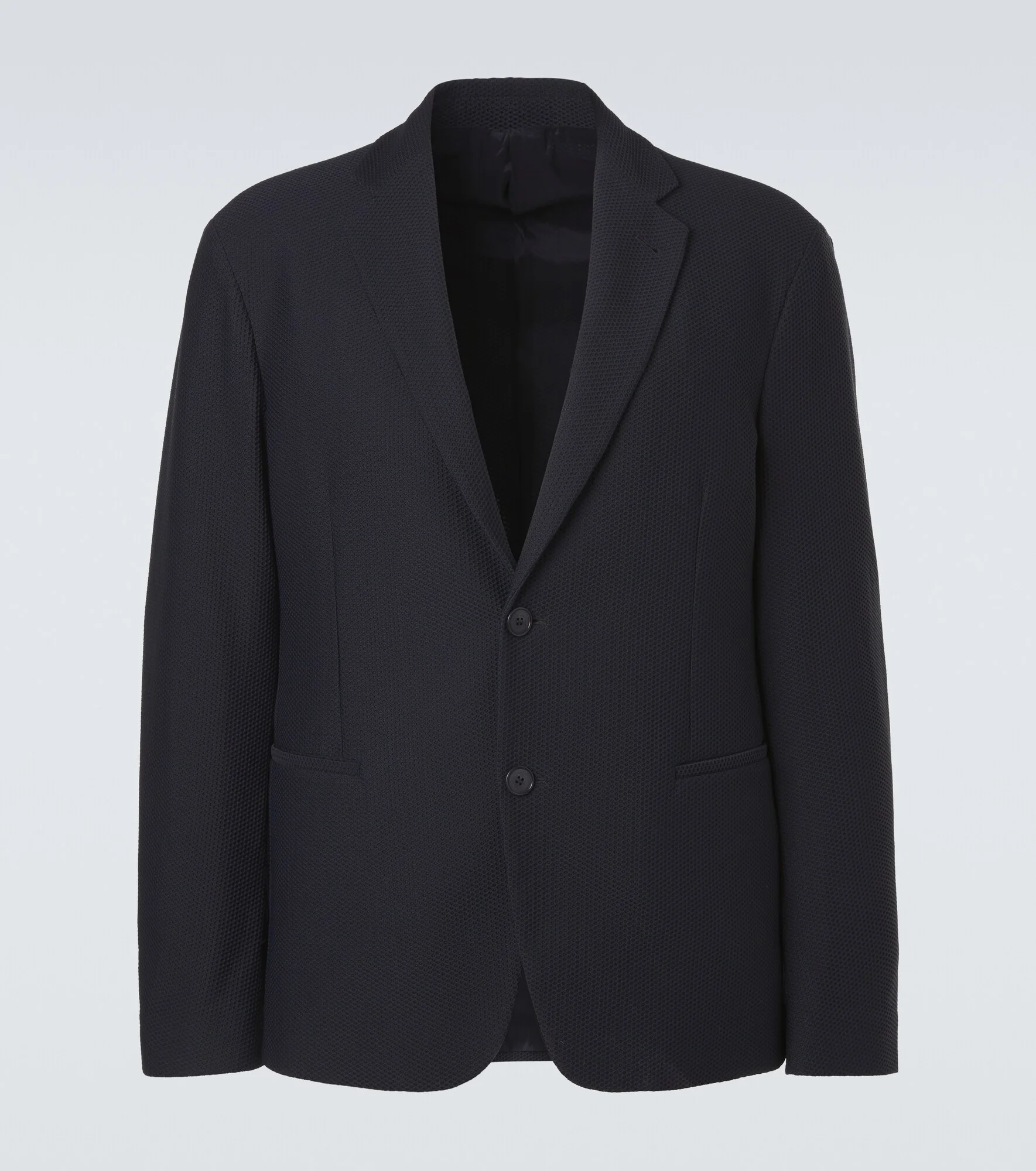 Waffle-knit blazer - 1