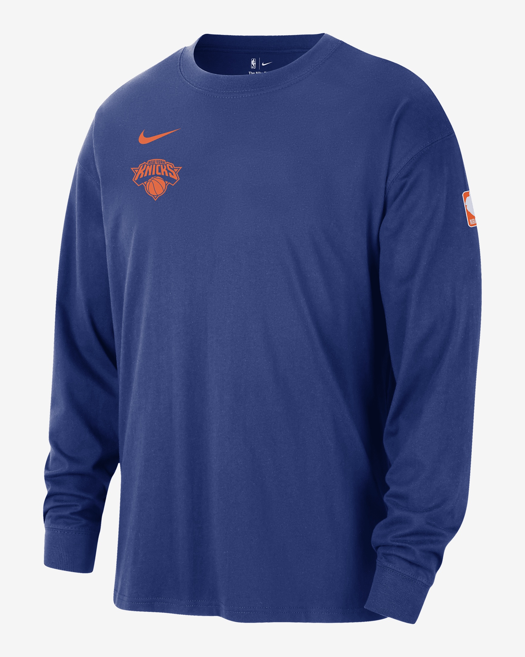 New York Knicks Courtside Nike Men's NBA Long-Sleeve Max90 T-Shirt - 1