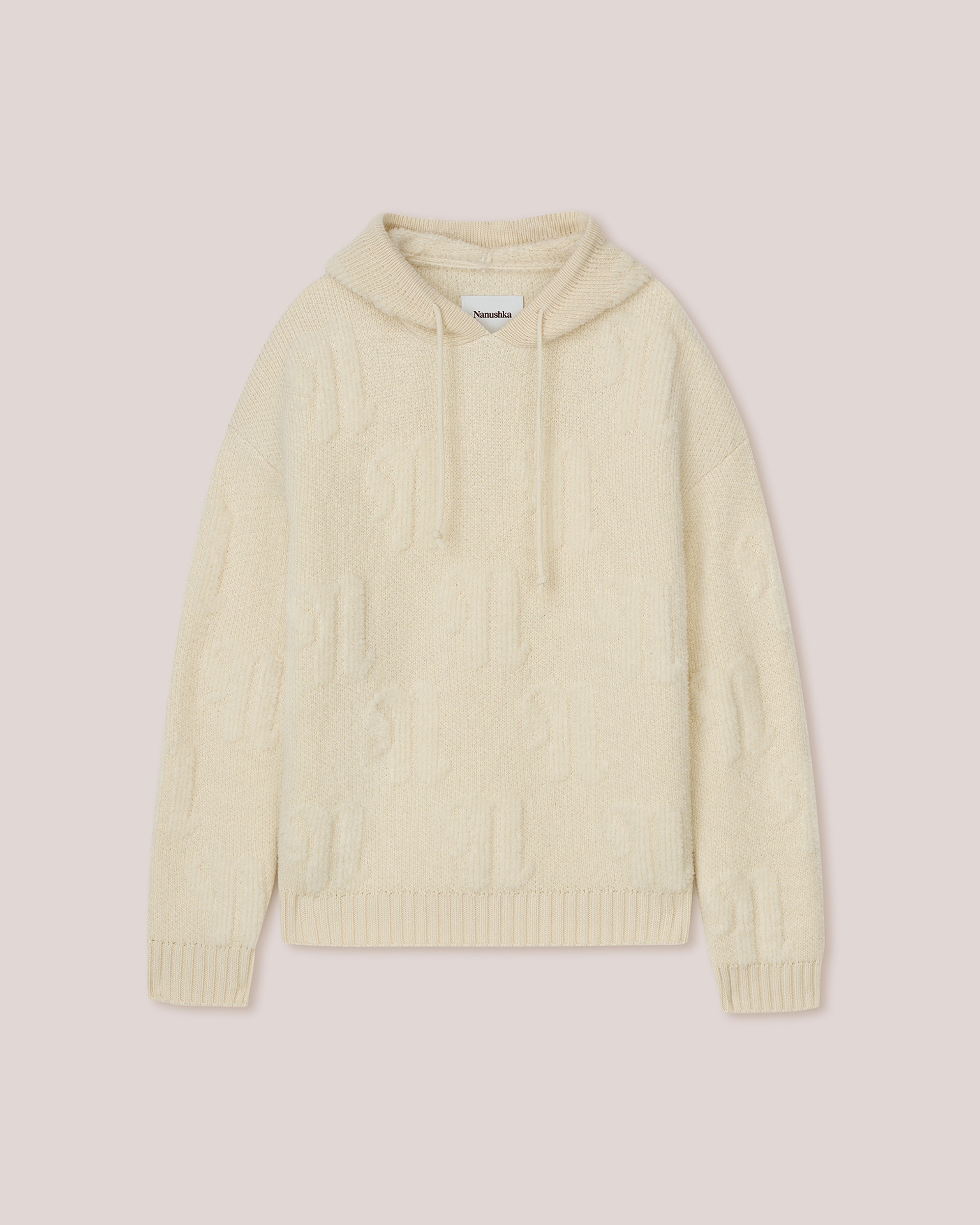 CAMAL - Monogram hoodie - Ecru - 1