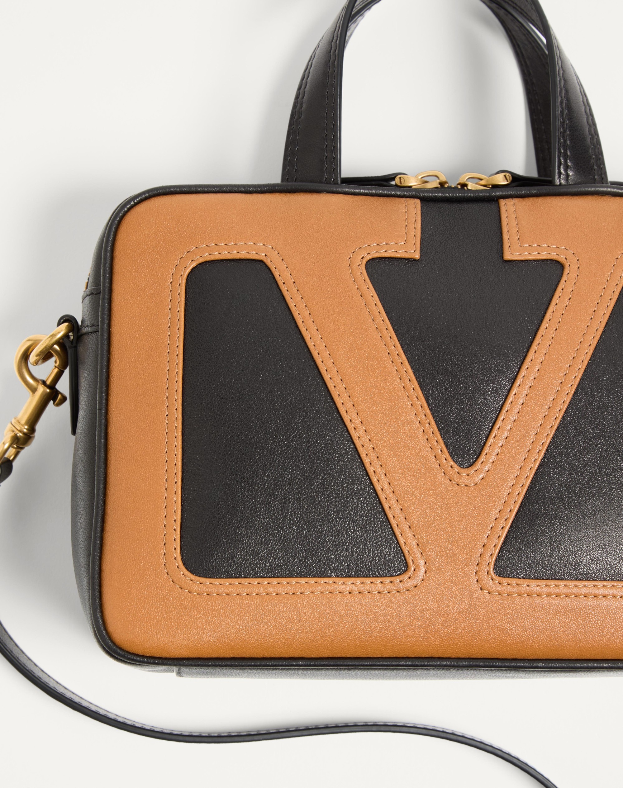 VALENTINO GARAVANI VIVA SUPERSTAR NAPPA LEATHER HANDBAG - 8