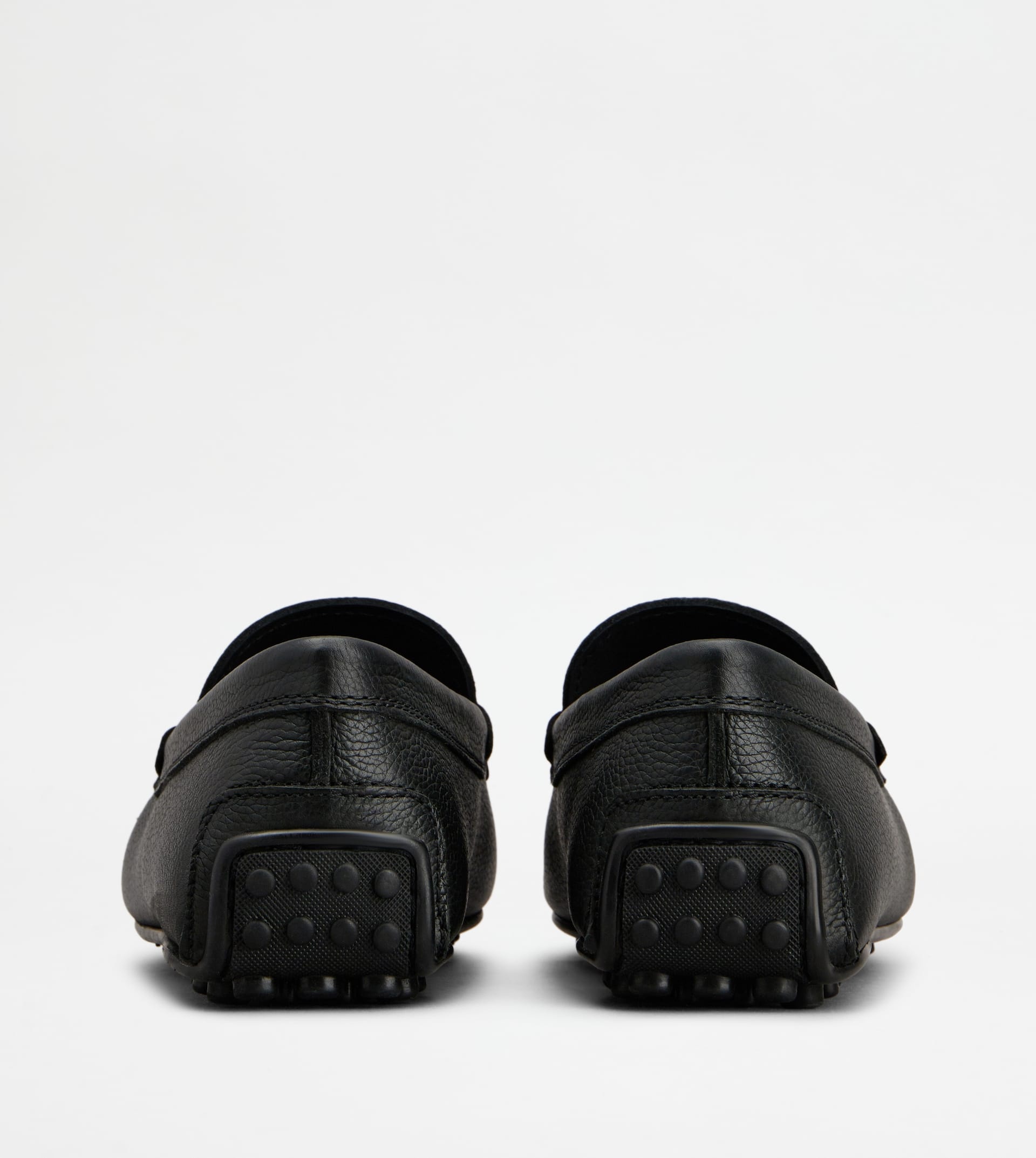 CITY GOMMINO DRIVING SHOES IN LEATHER - BLACK - 3