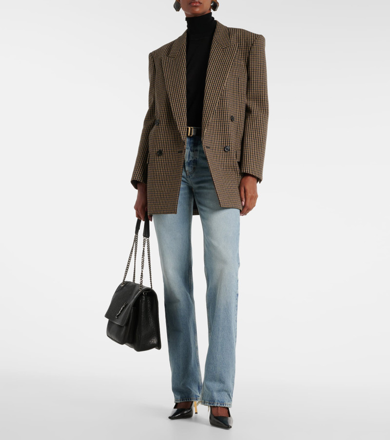 SAINT LAURENT Nico high-rise straight jeans outlook
