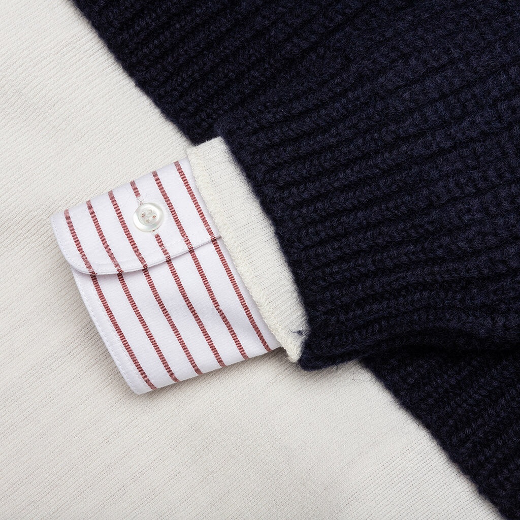 LAYERED SHIRT - WHITE/MIDNIGHT - 5