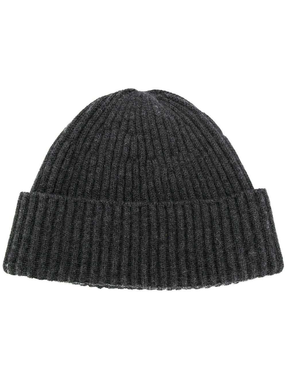 ribbed knitted hat - 1