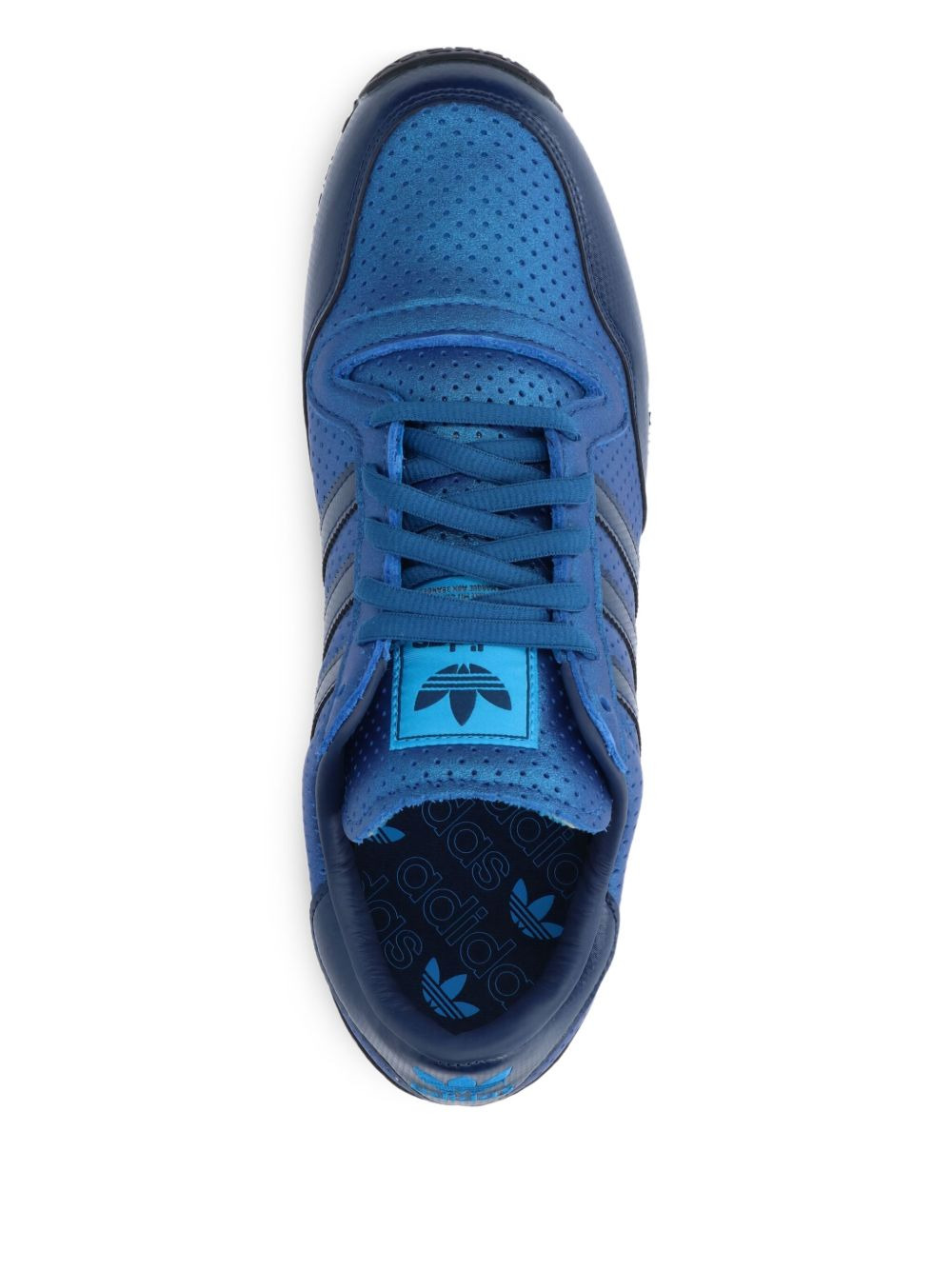 perforated-detail sneakers - 3