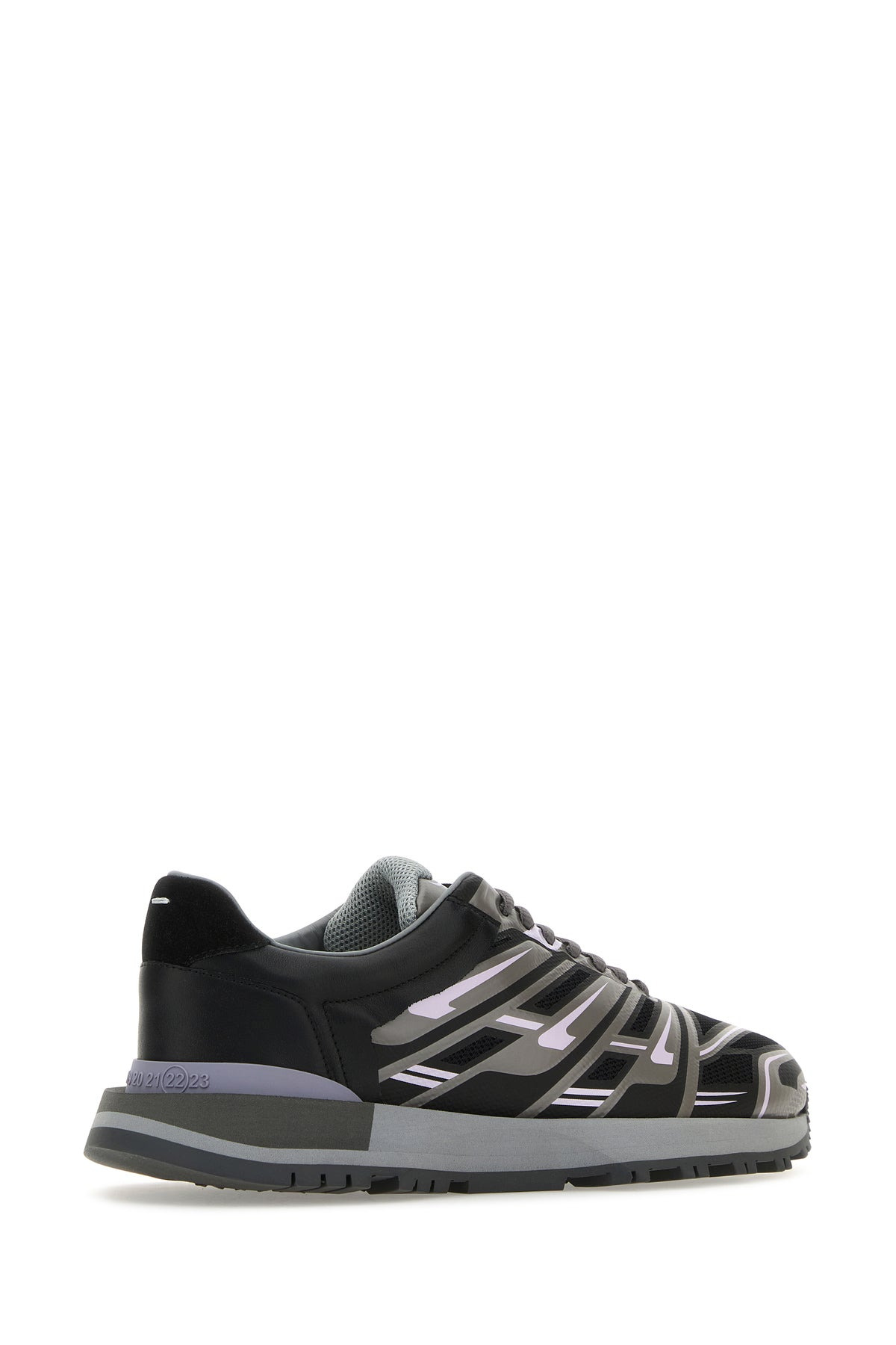 Multicolor mesh and rubber 50-50 sneakers - 3