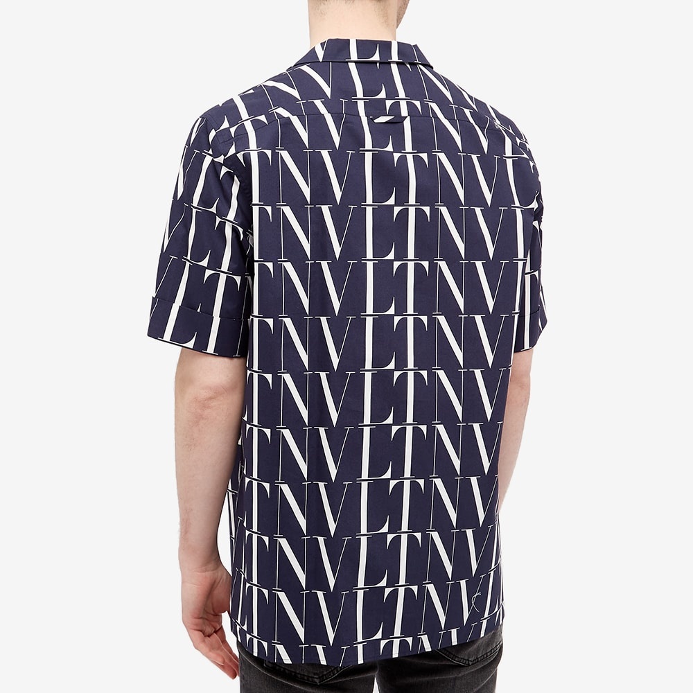 Valentino All Over Vltn Logo Vacation Shirt - 4