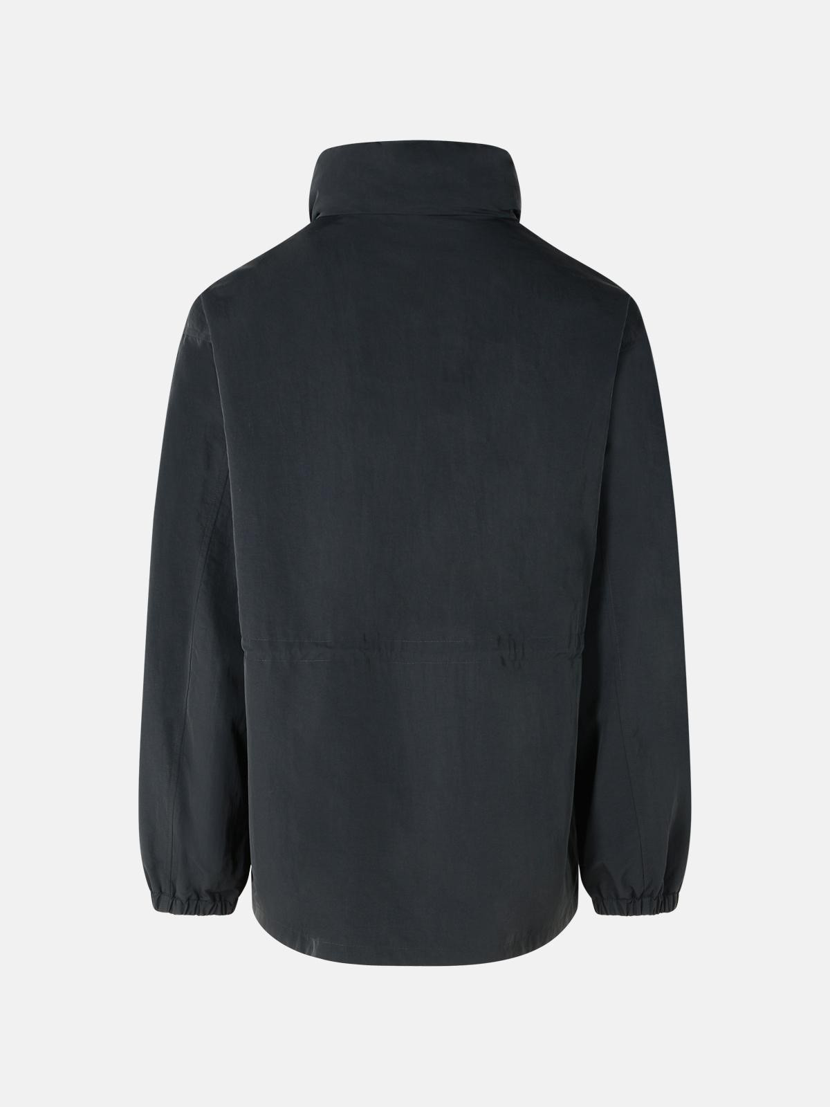 BLACK POLYAMIDE RAINCOAT - 3