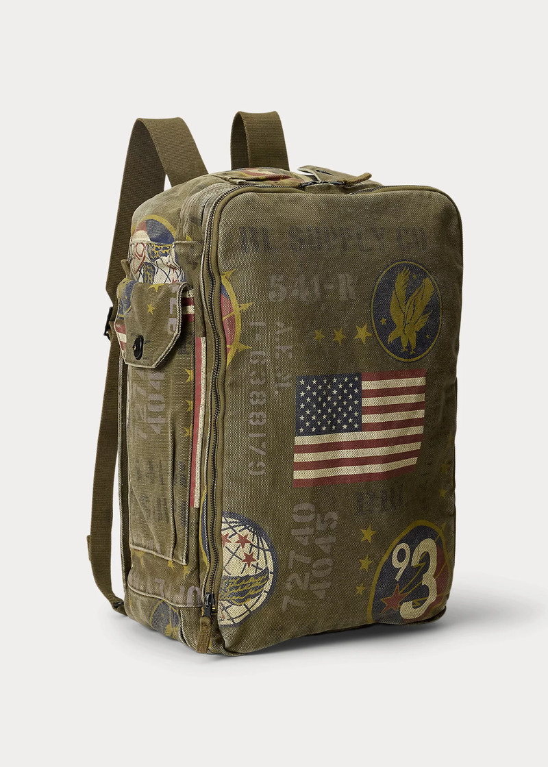 RRL by Ralph Lauren Canvas Graphic Backpack outlook
