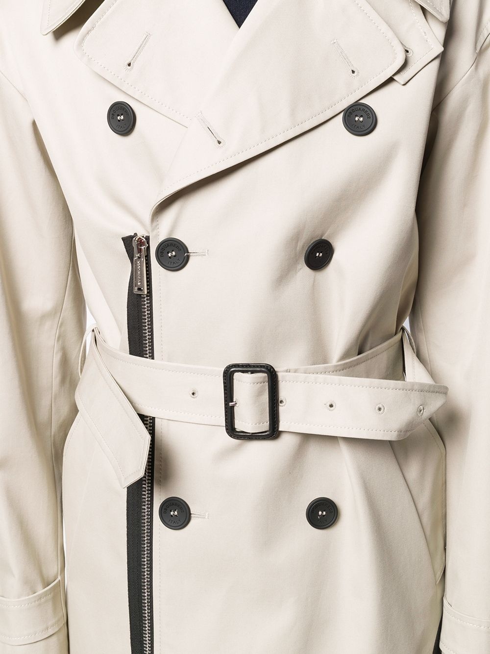 belted trench coat - 5