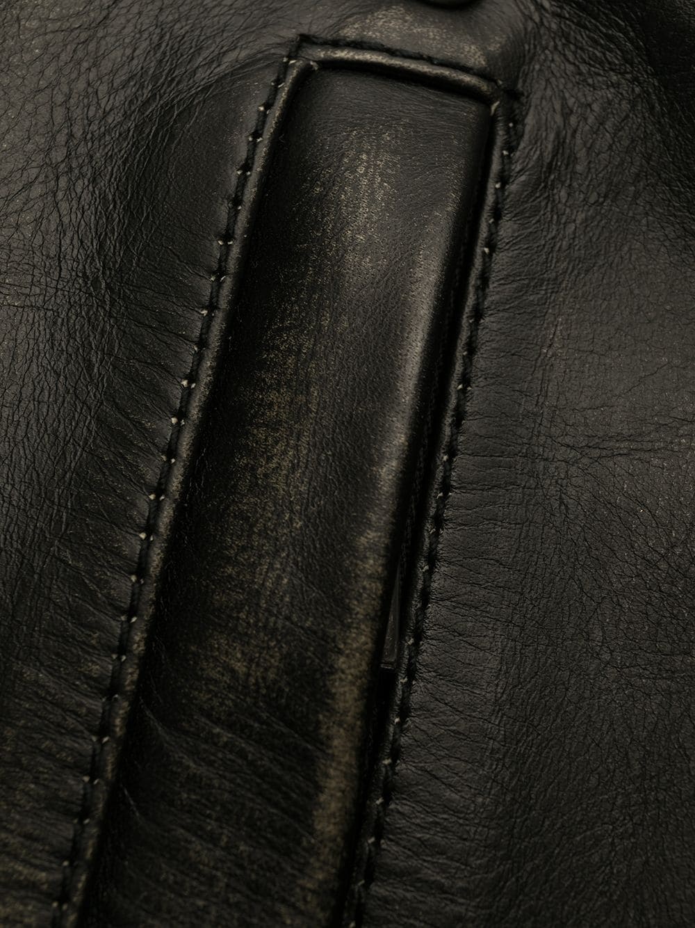 leather biker trousers - 7