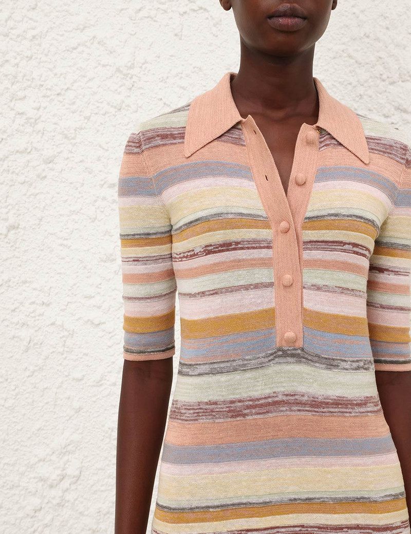 LUNA MOULINE POLO MIDI DRESS 5