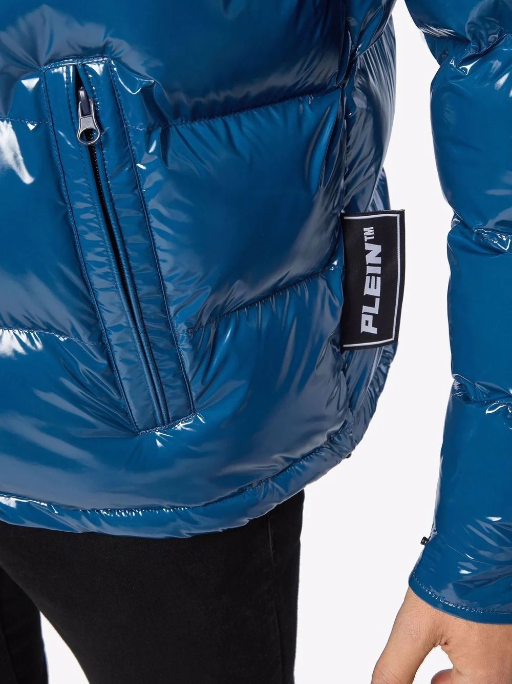 high-shine padded jacket - 6