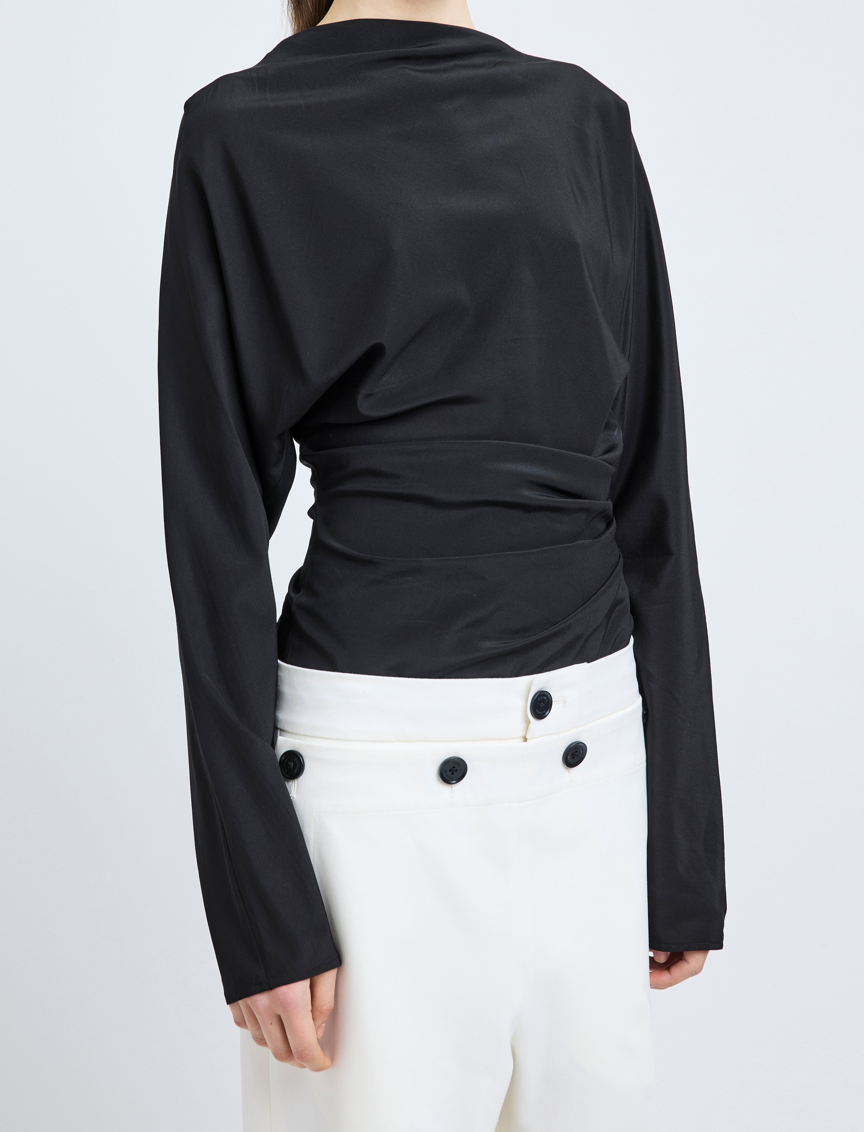 Keegan Top in Stretch Silk Viscose - 6