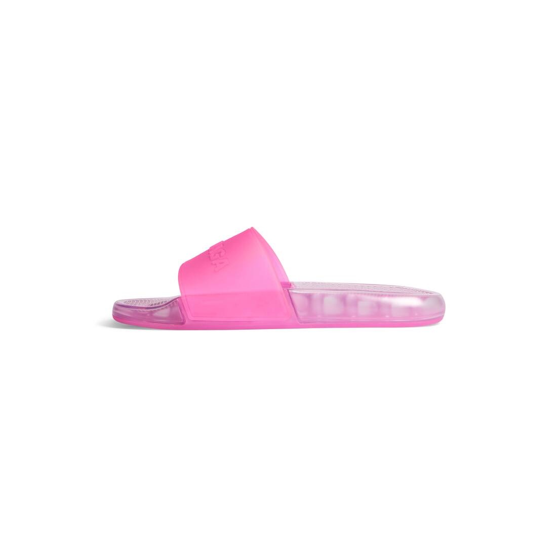 Women's Pool Transparent Slide Sandal  in Pink - 4