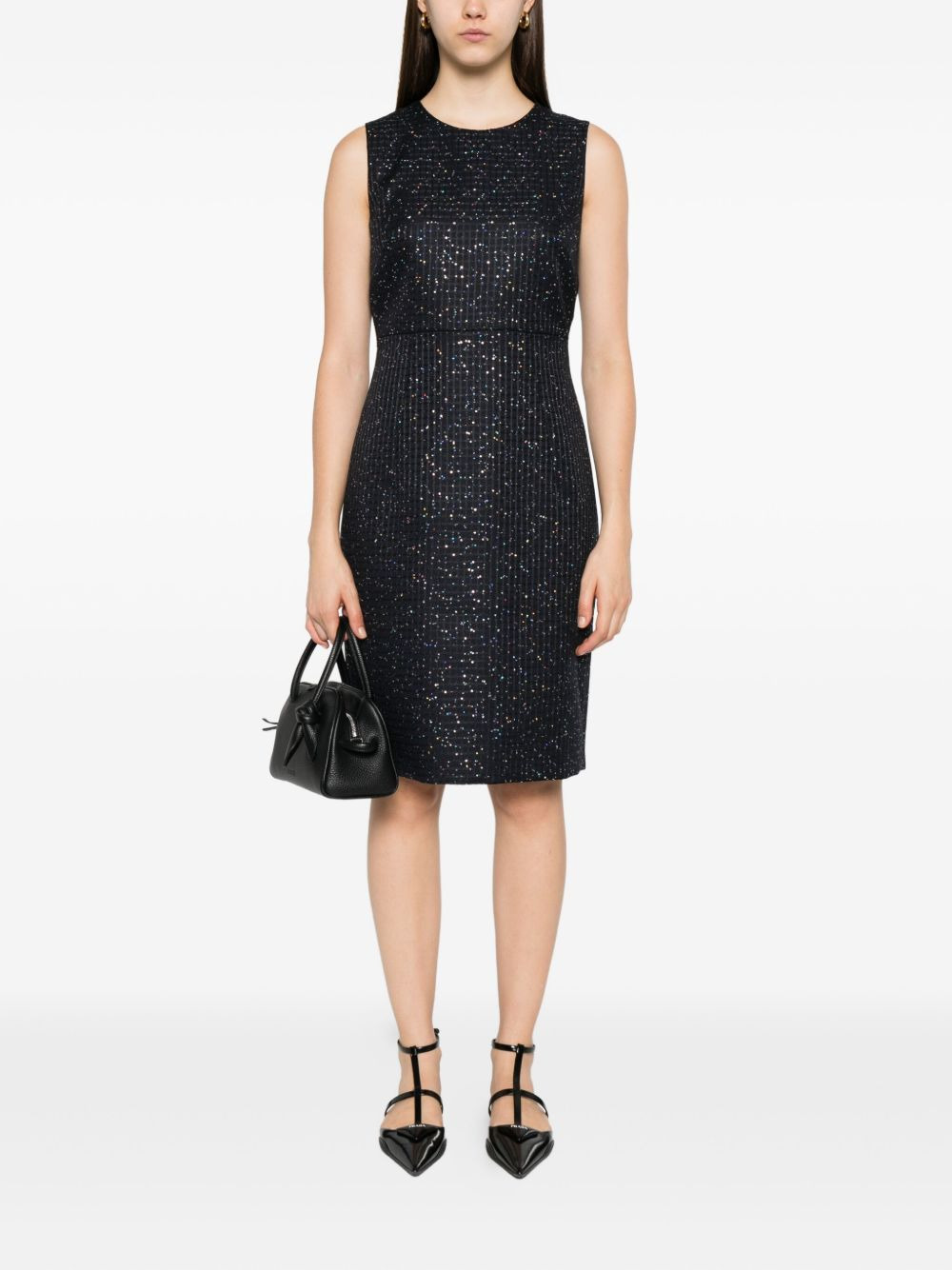 sleeveless sequined dress - 2