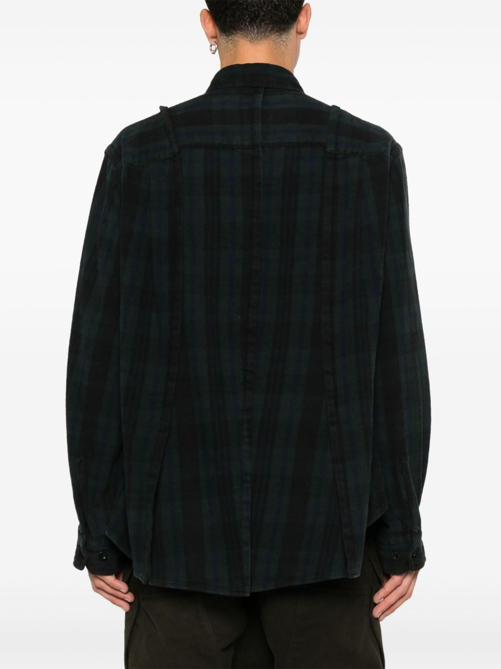 panelled shirt - 4