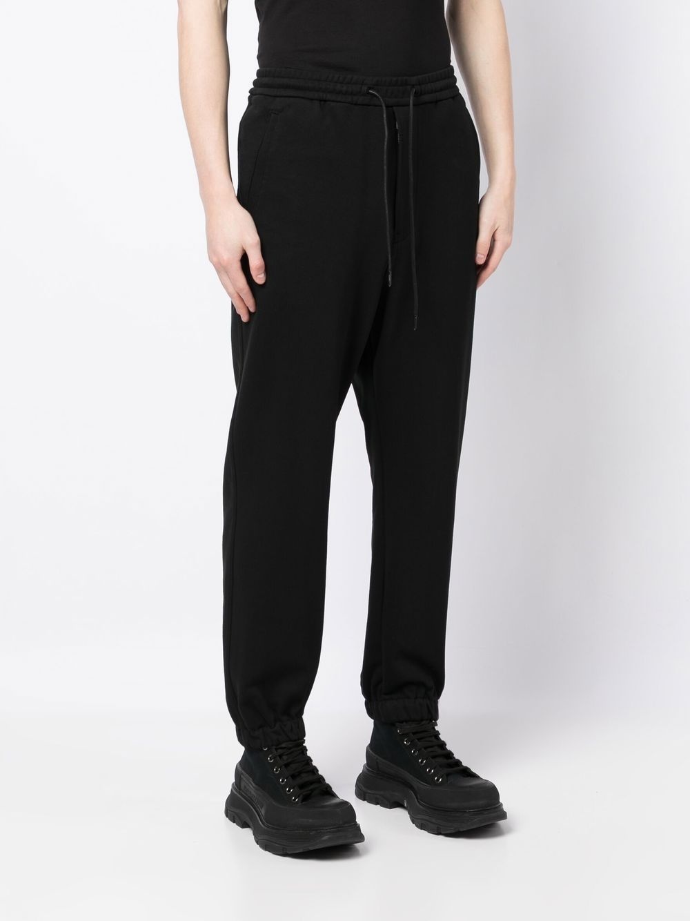 drawstring-waistband track pants - 3